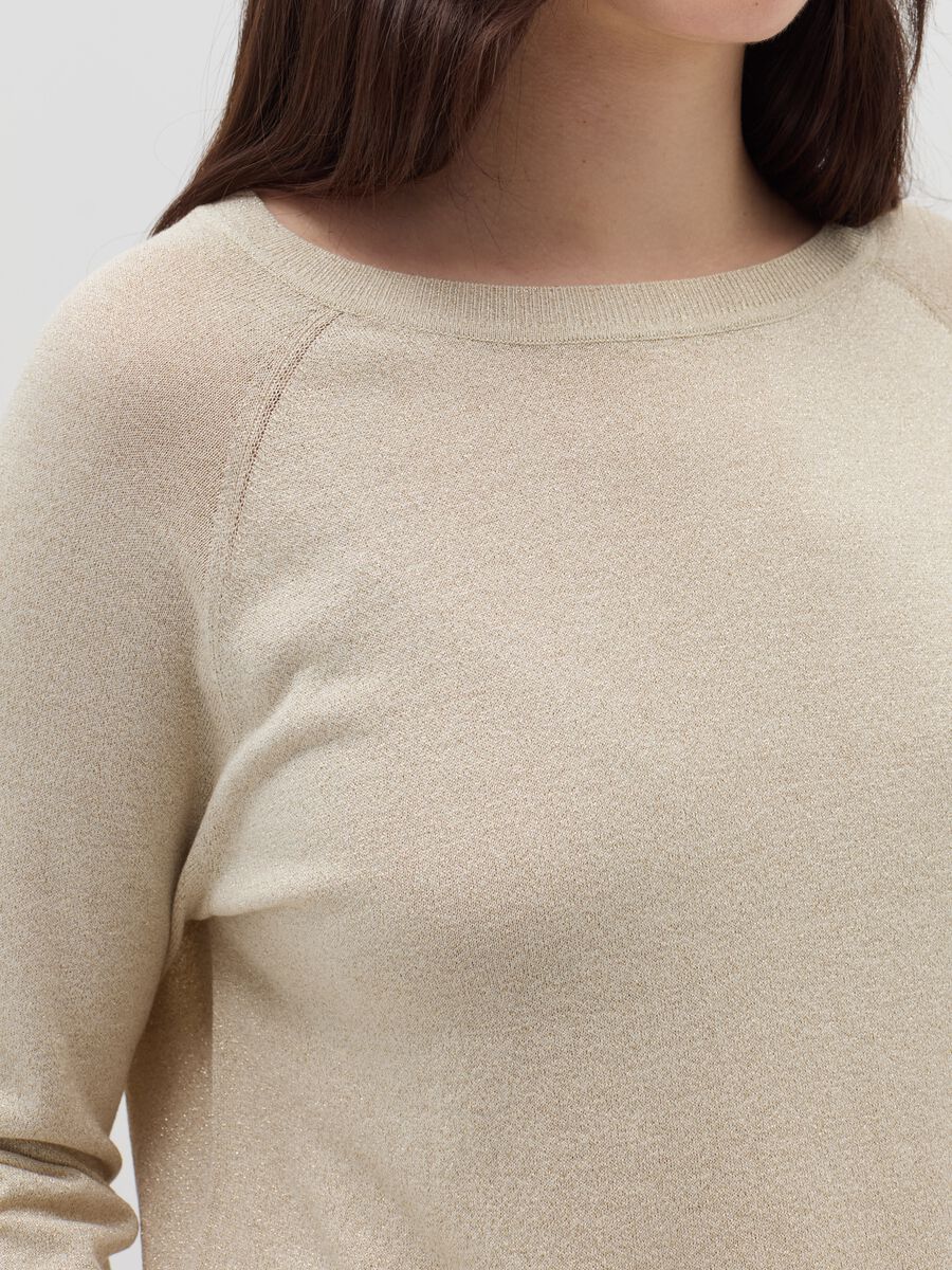 Curvy lurex pullover with raglan sleeves_3