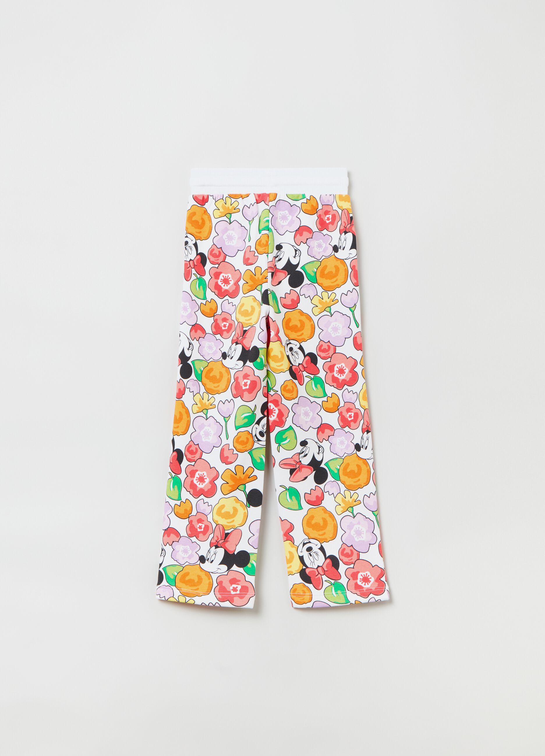 Plush trousers with Disney Minnie Mouse print