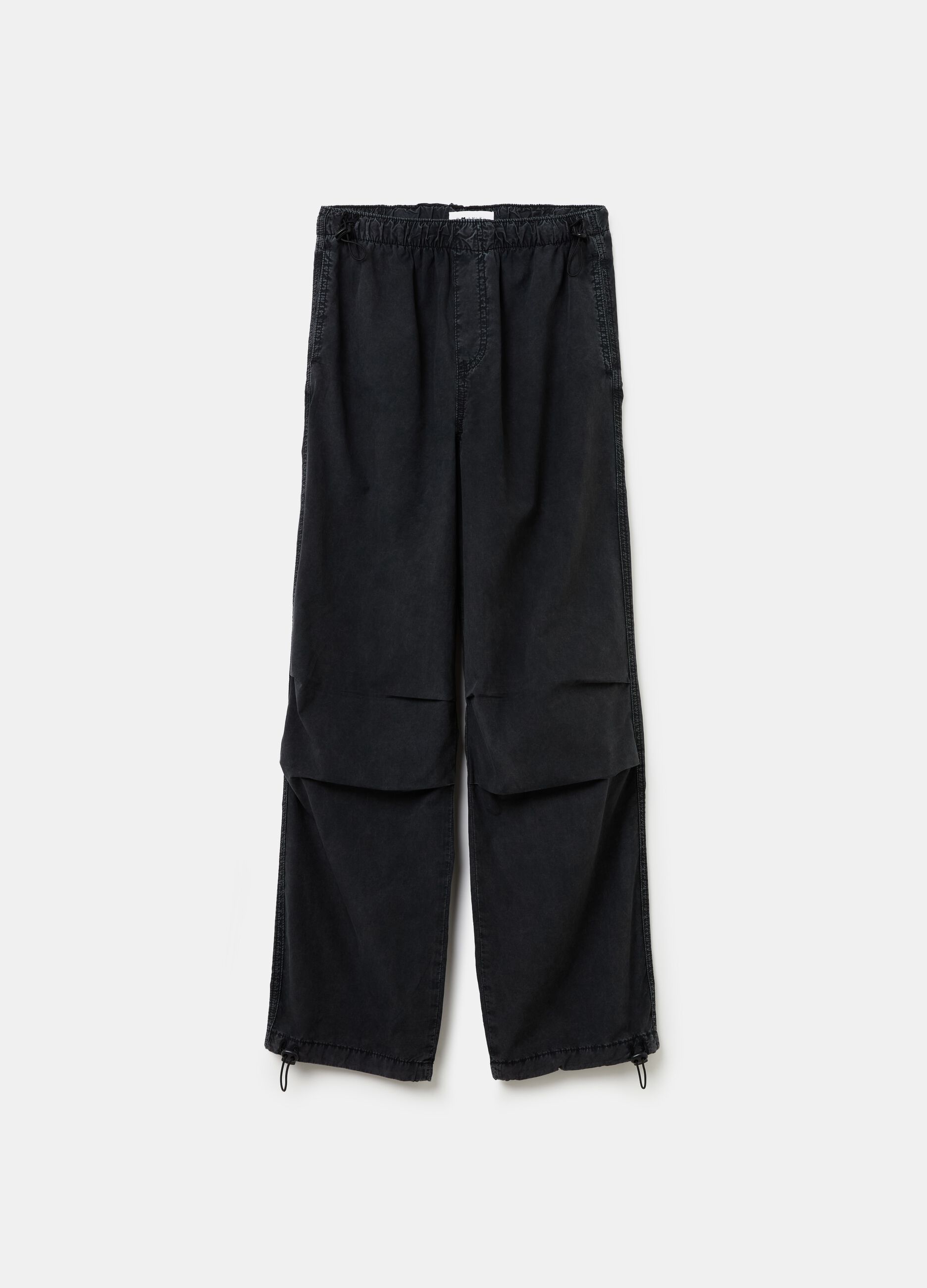 Cotton parachute trousers