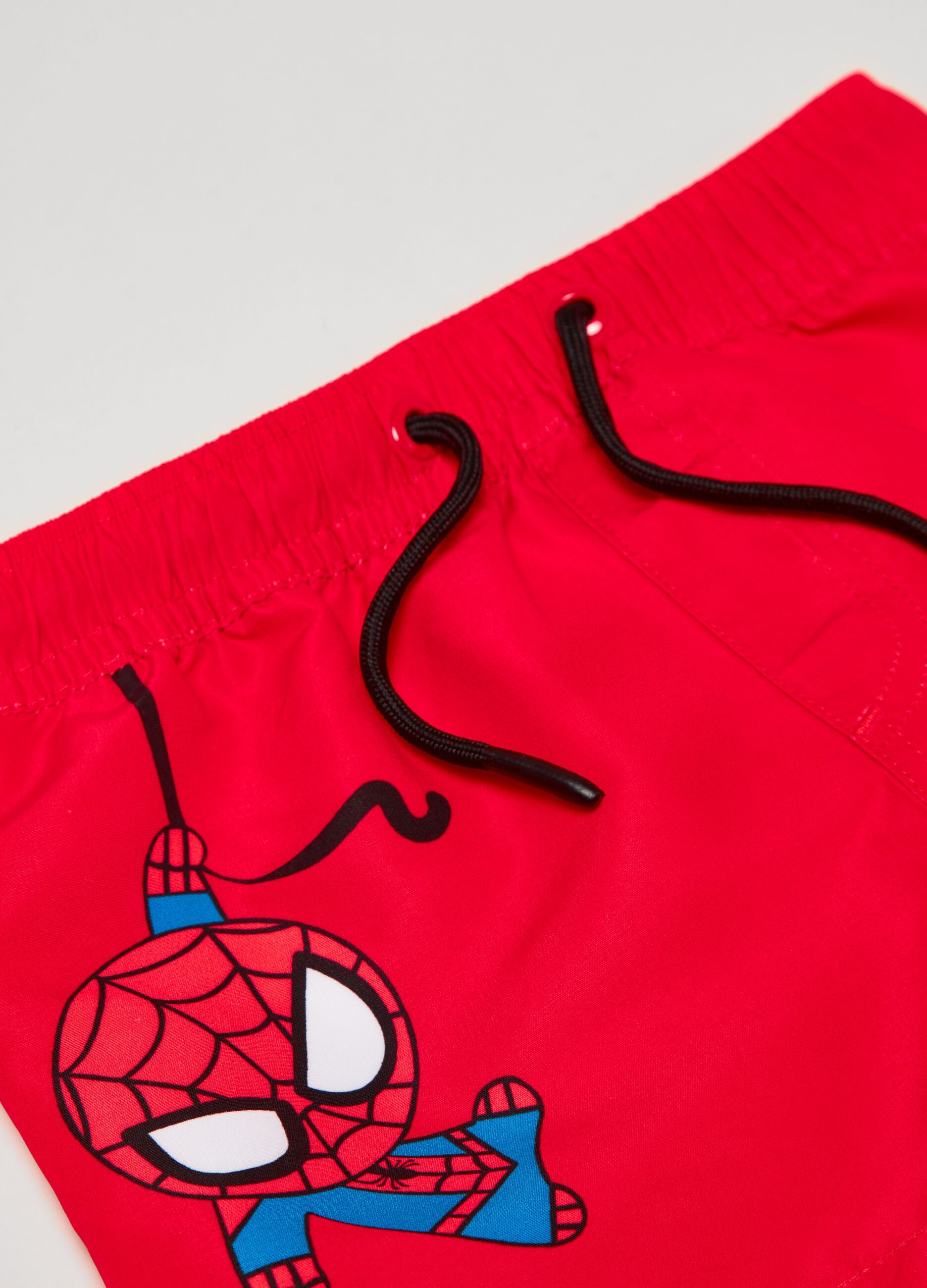 Swimming trunks with Marvel Spider-Man print