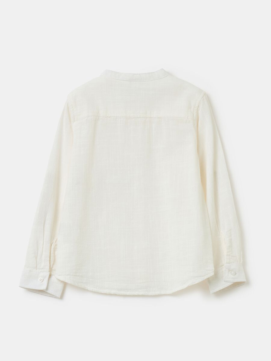 Cotton gauze shirt_2