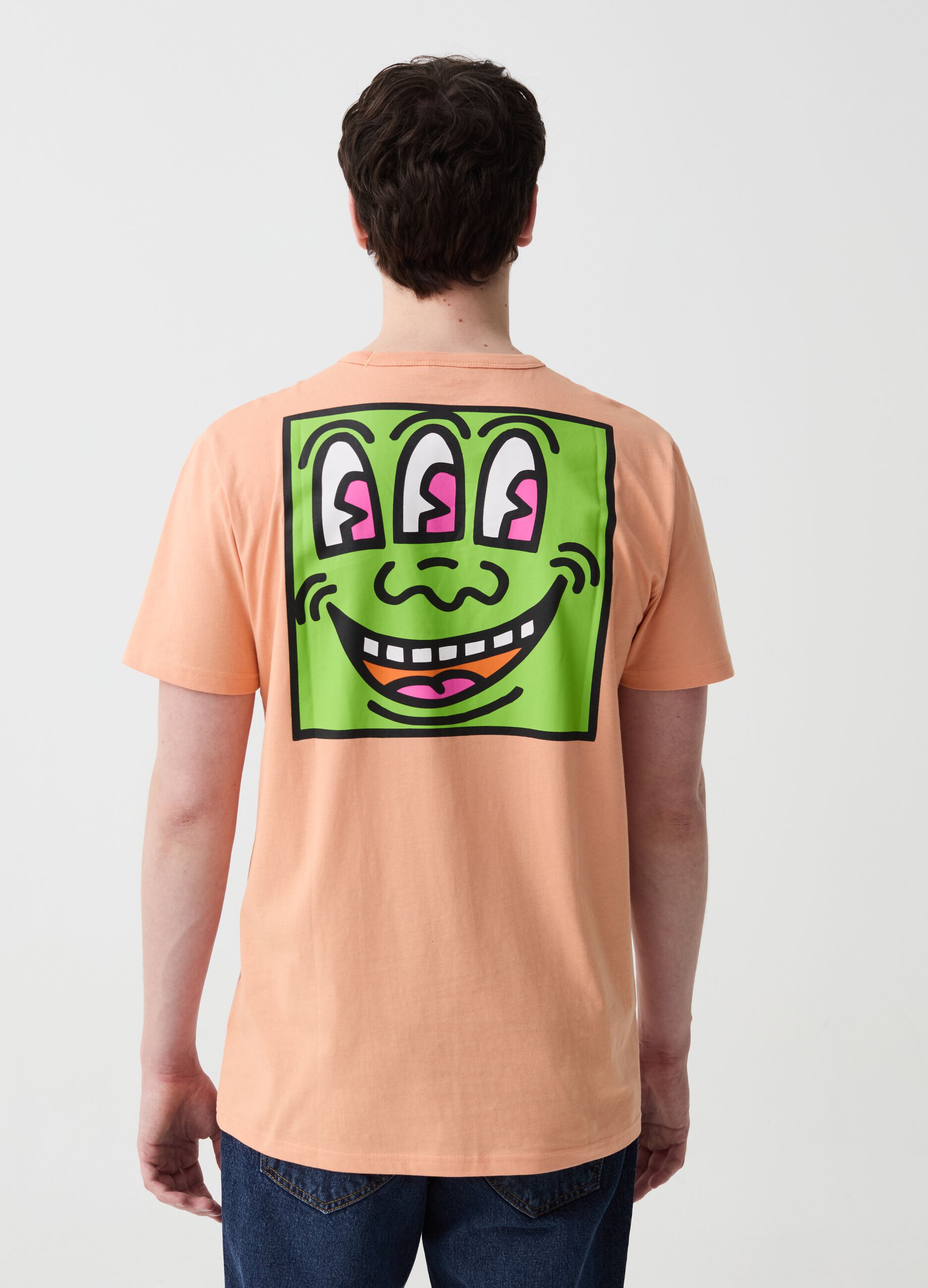 T-shirt with The Icons Keith Haring graphic print