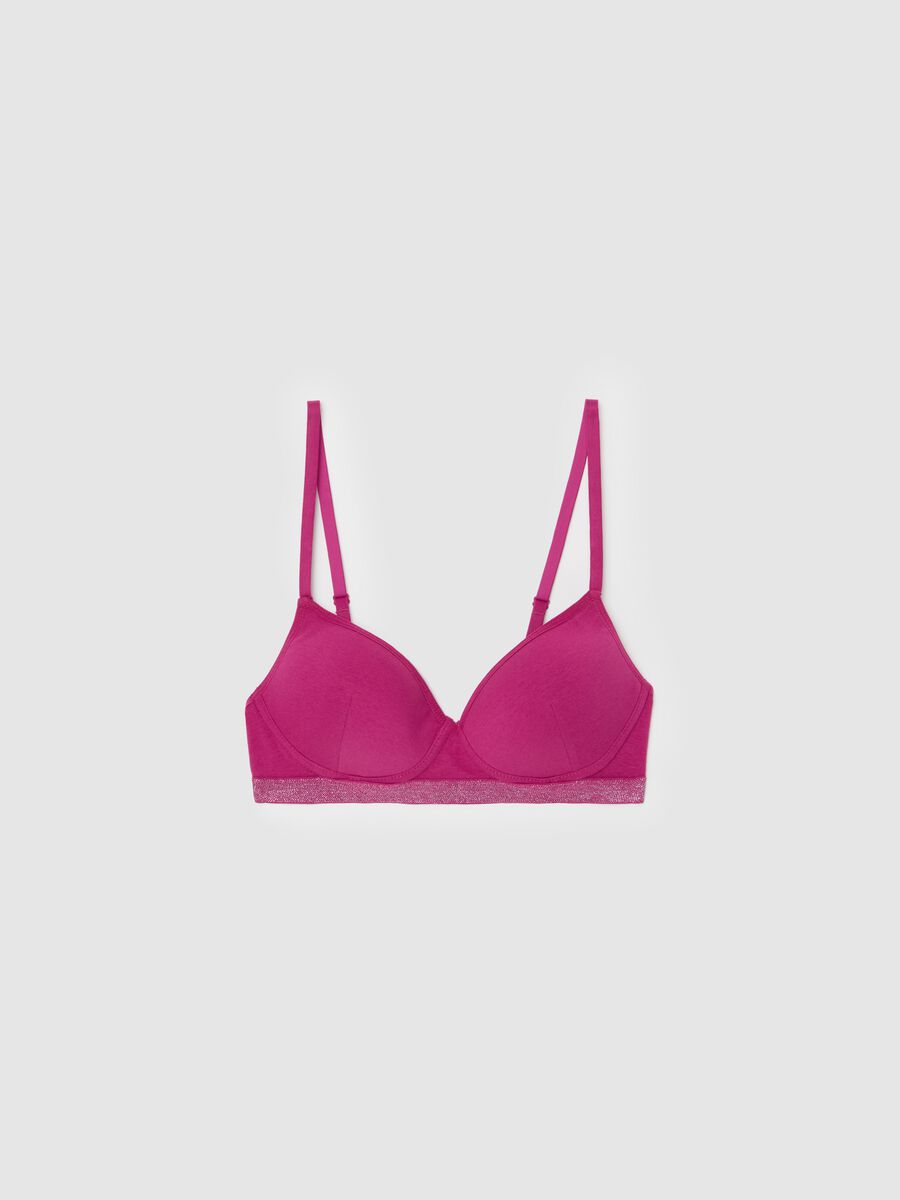 Reggiseno Sport bra in cotone bio con lurex_0