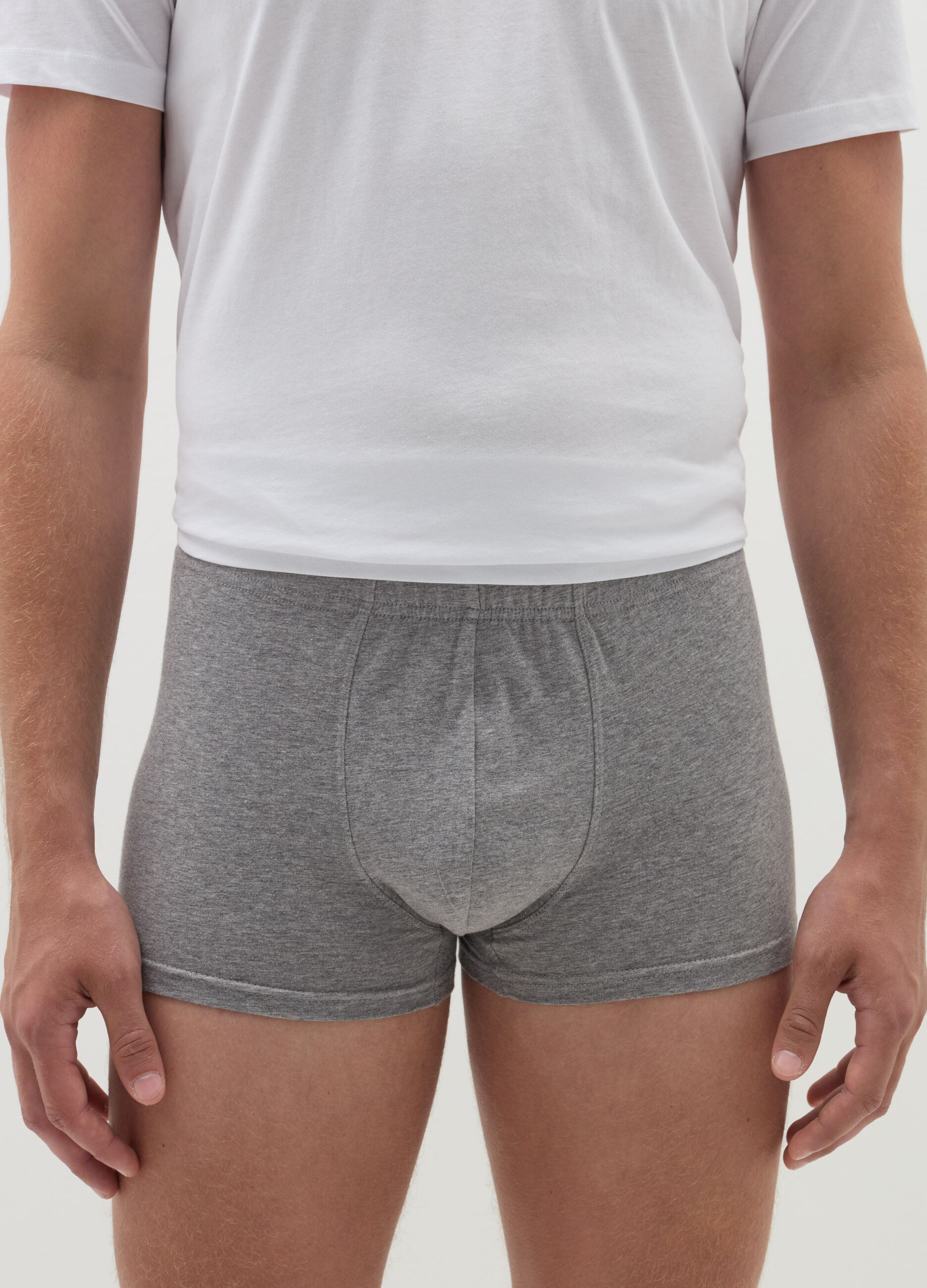 Three-pack organic cotton boxer shorts