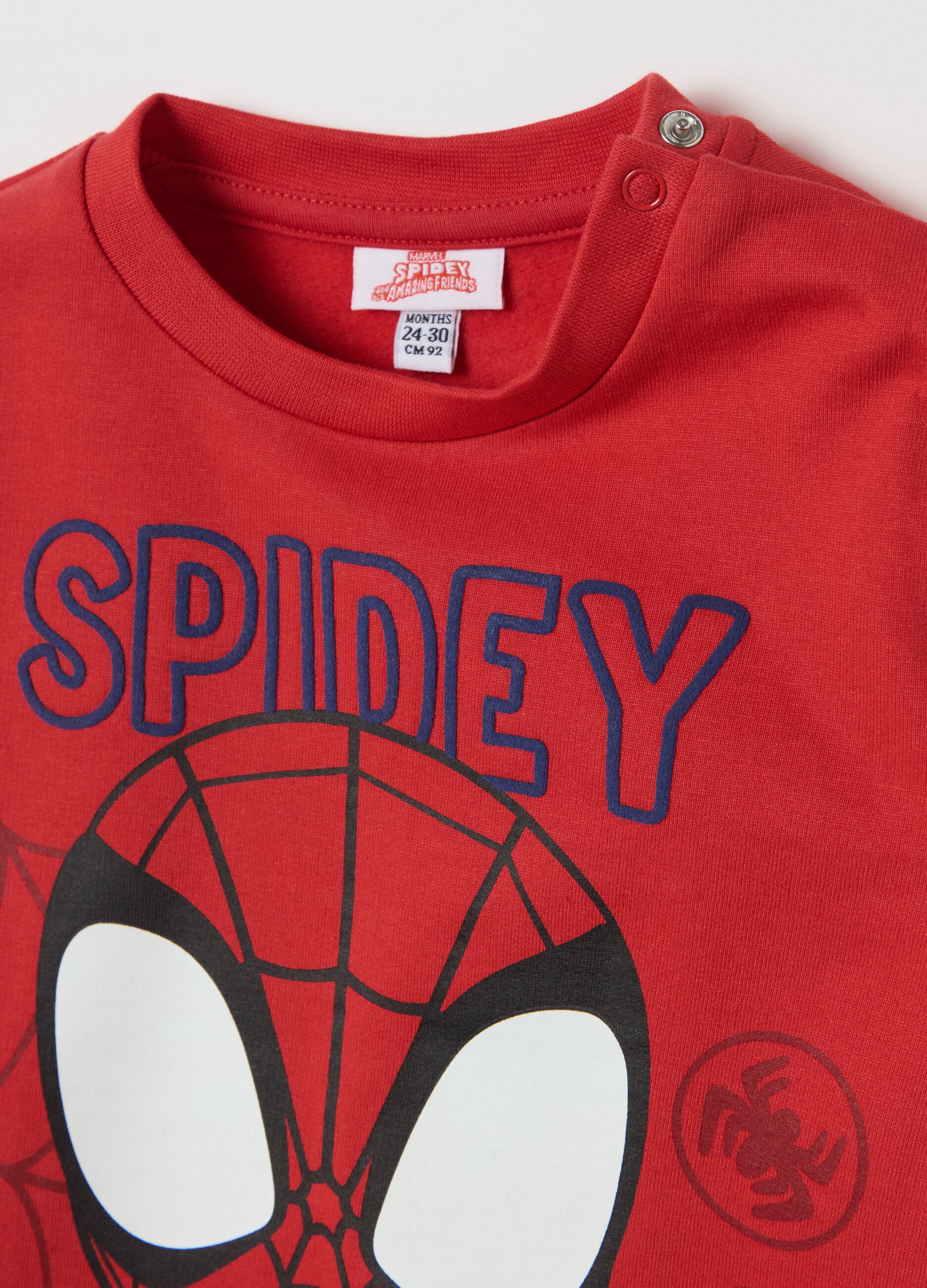 Organic cotton pyjamas with Spidey print