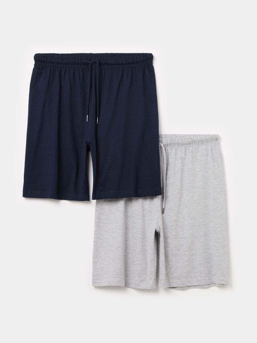 Two-pack pyjama shorts with drawstring_4