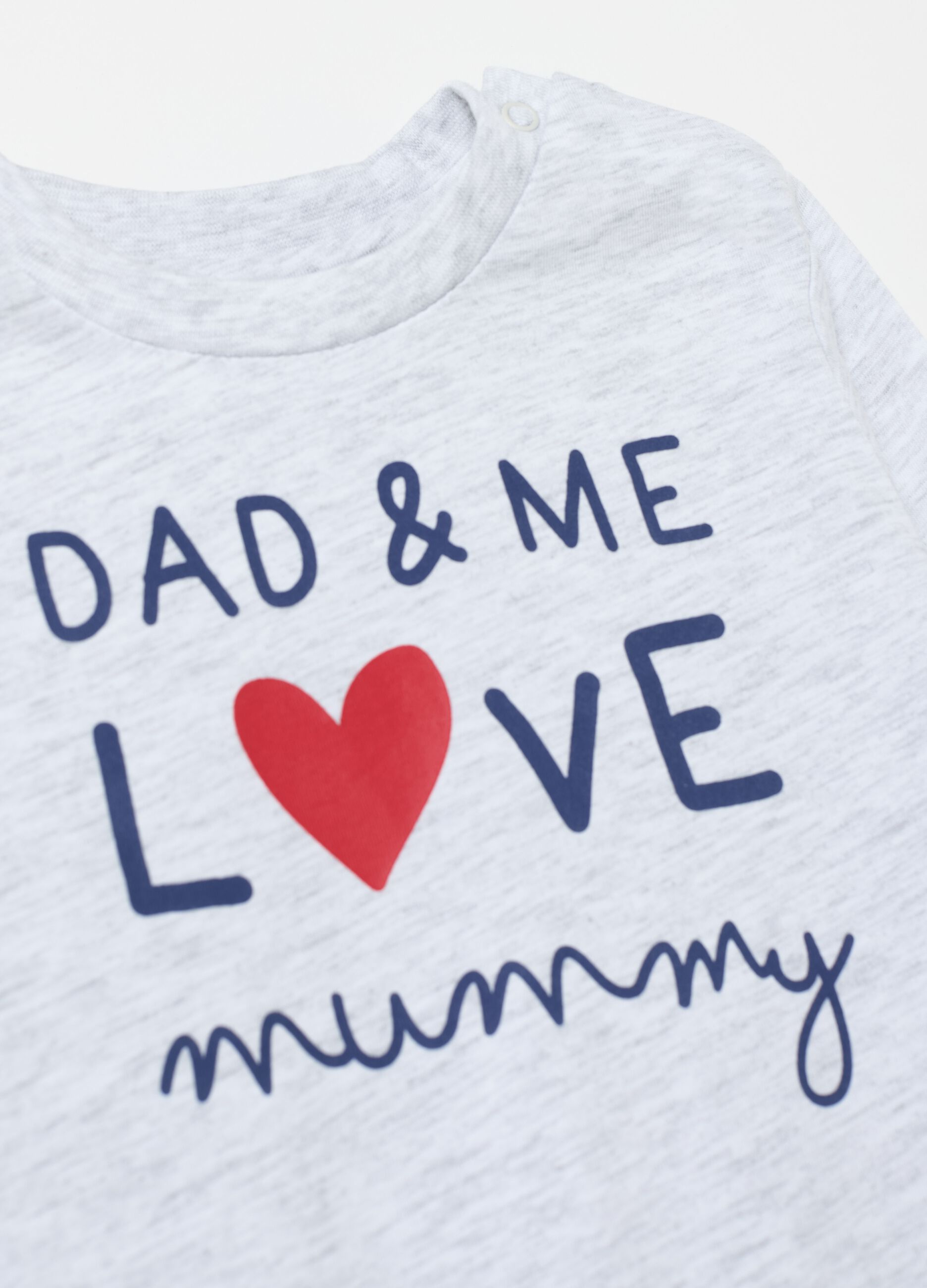 Long pyjamas with Mum & Dad print