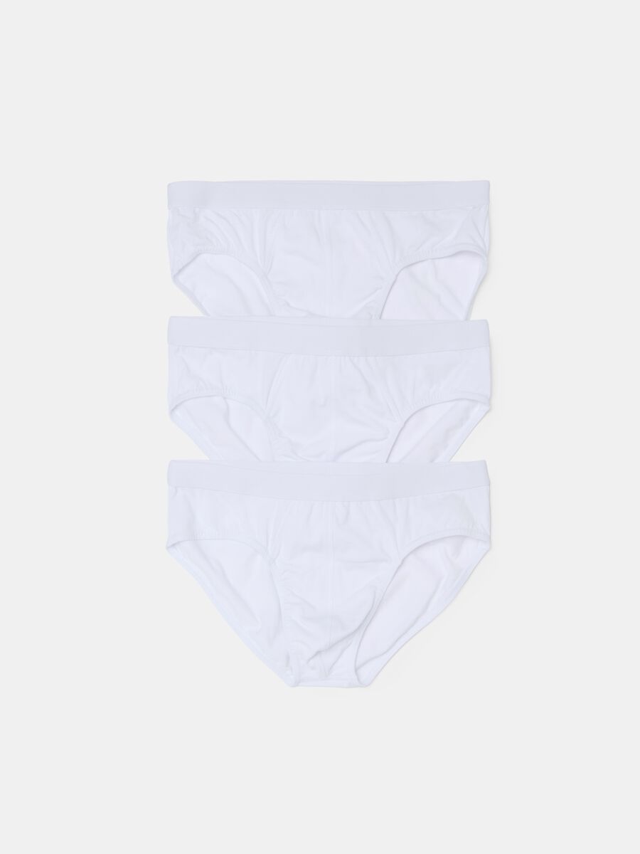 Three-pack briefs with external elastic_5