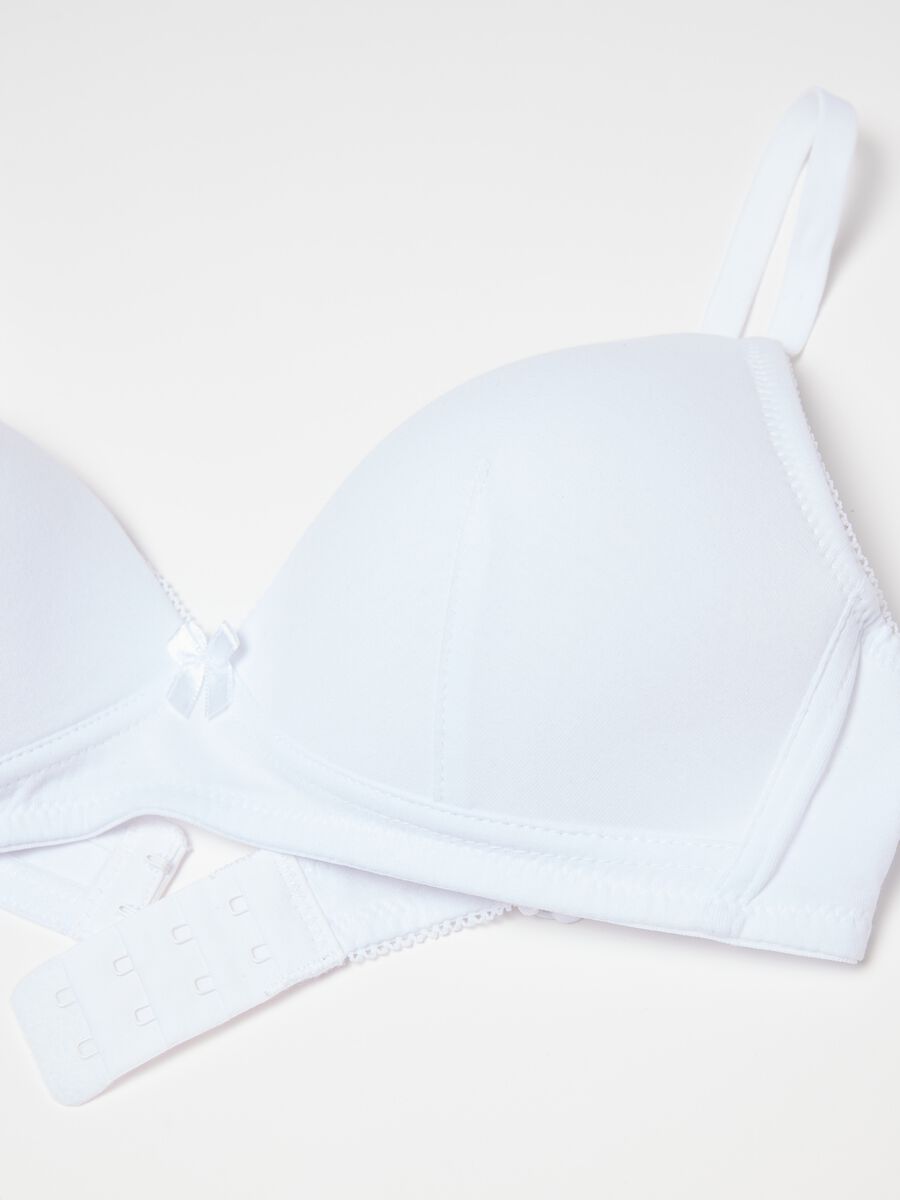 The Triangle stretch cotton triangle bra_5