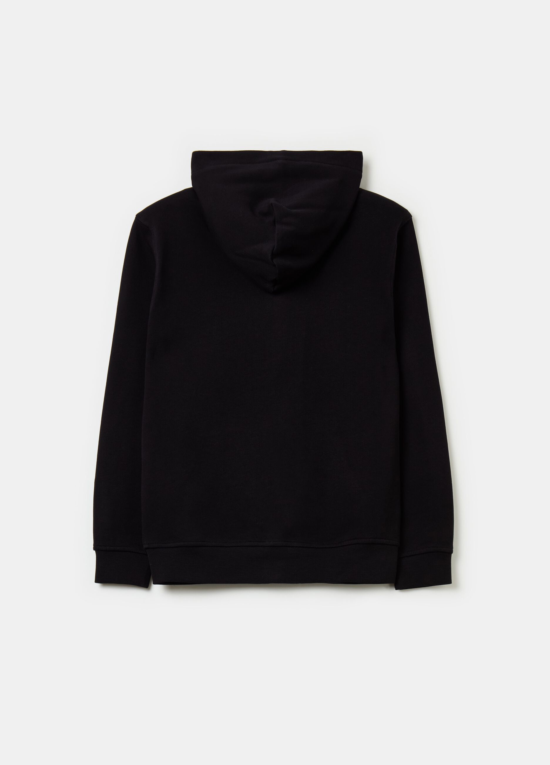 Essential full-zip sweatshirt with hood