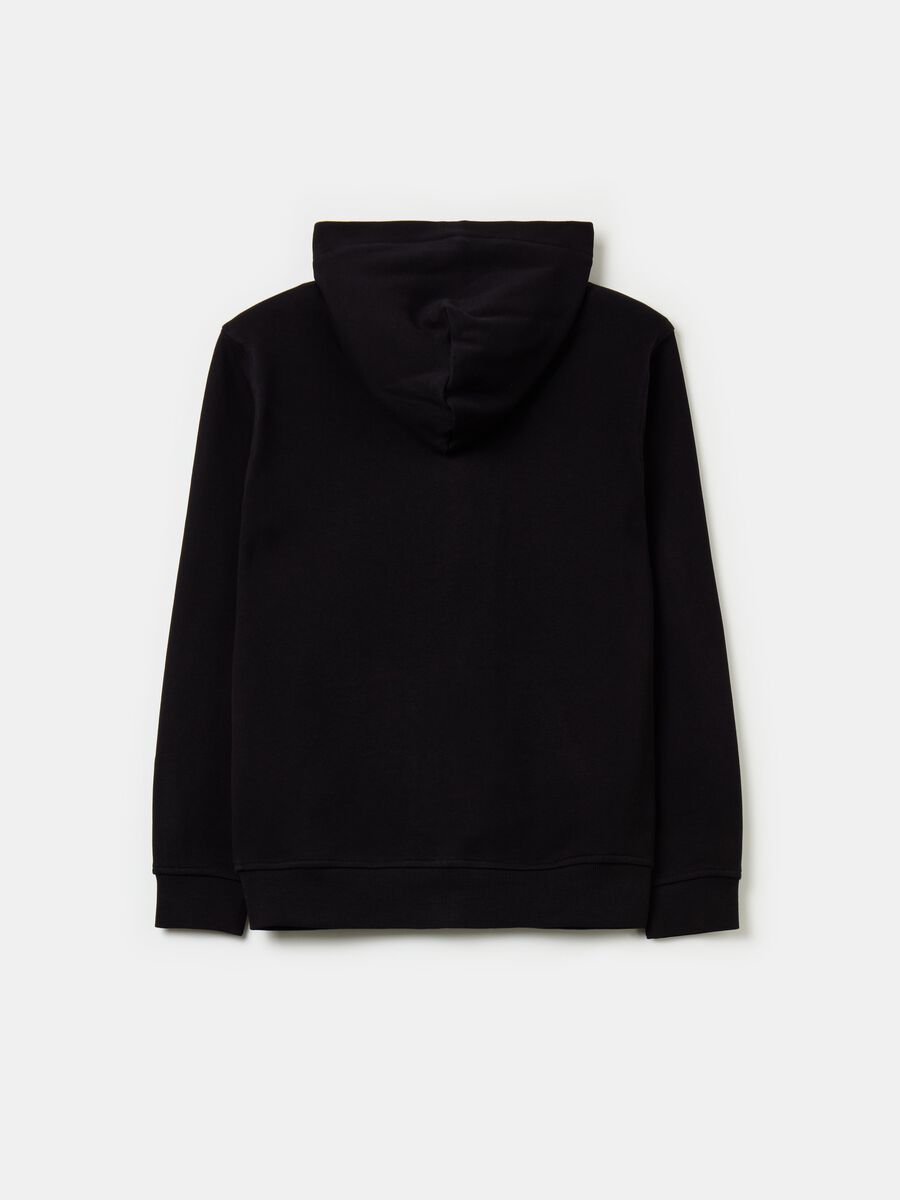 Essential full-zip sweatshirt with hood_1