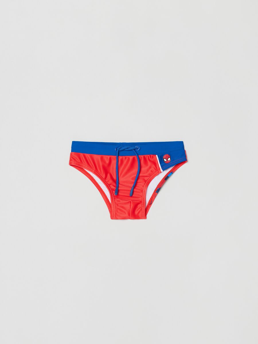 Swim briefs with Spider-Man print_0