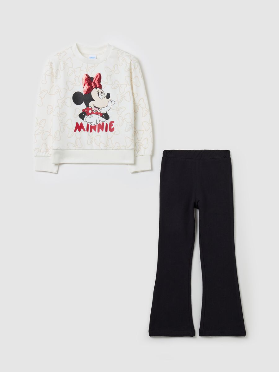 Jogging set with Minnie Mouse print and sequins_0