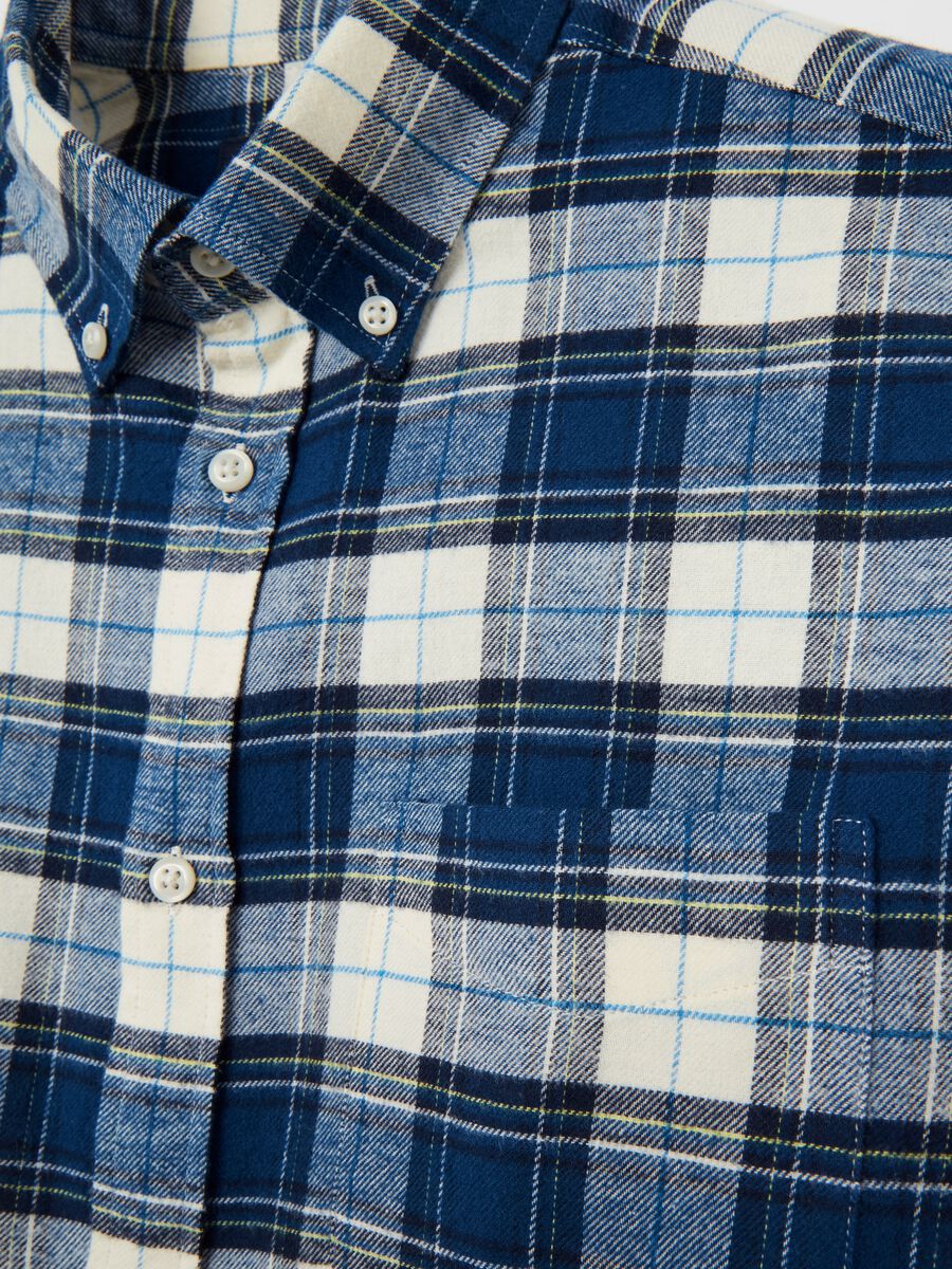 Flannel shirt with check pattern_5