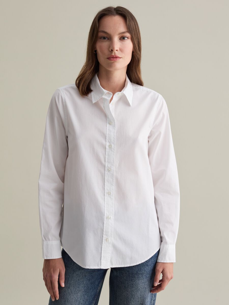 Cotton poplin shirt_1