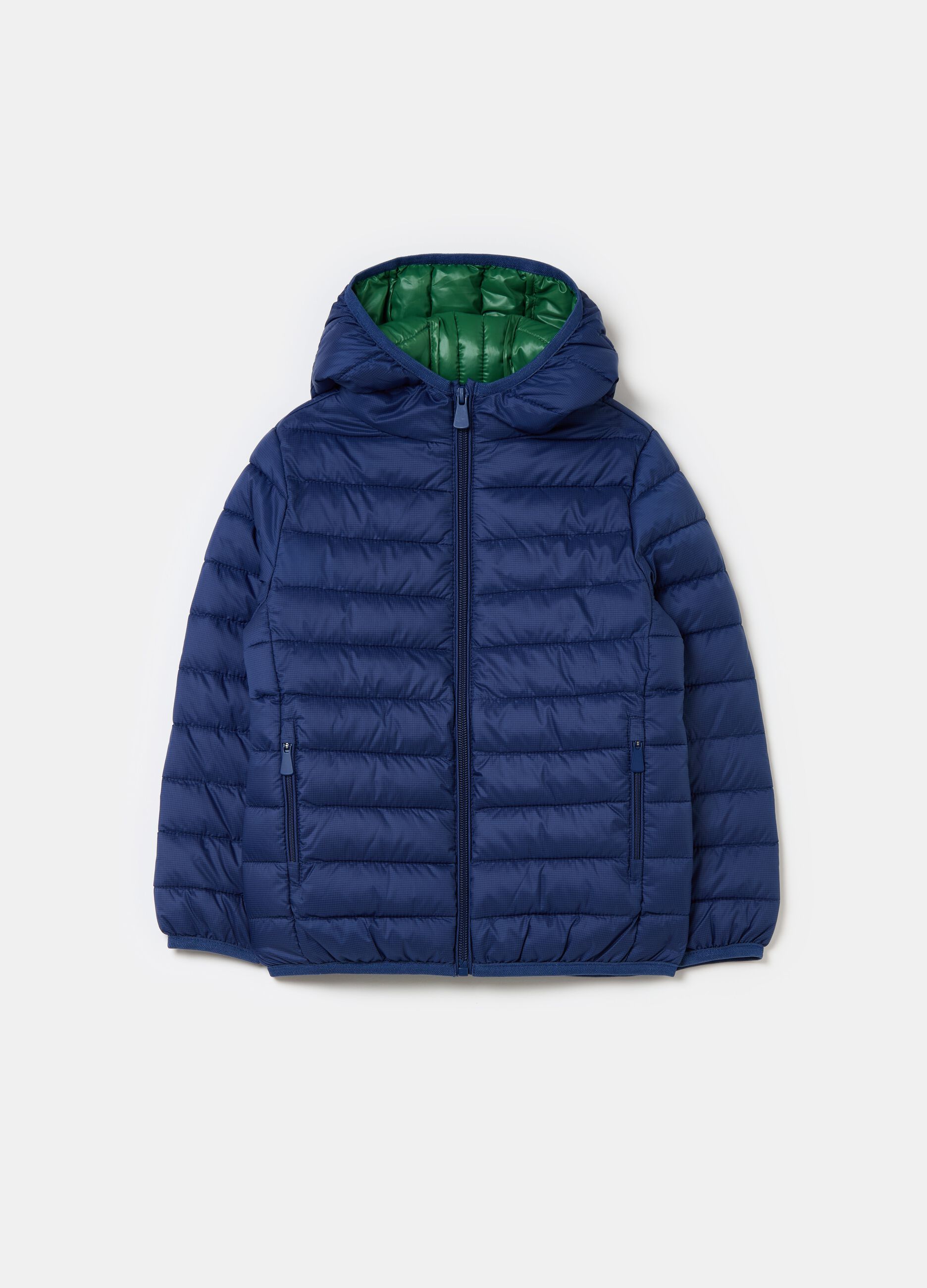 Ultralight down jacket with ripstop weave