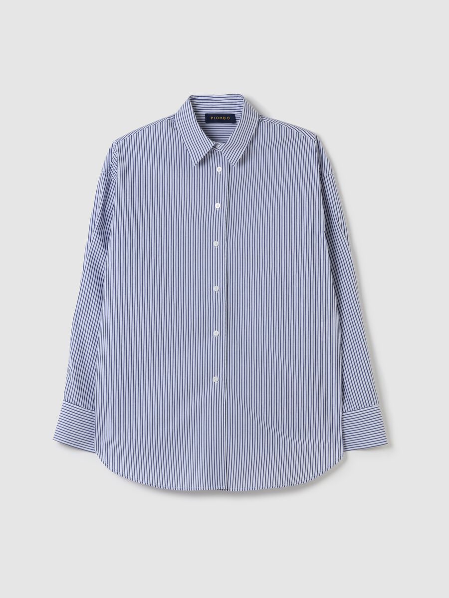 Contemporary shirt in striped cotton_4