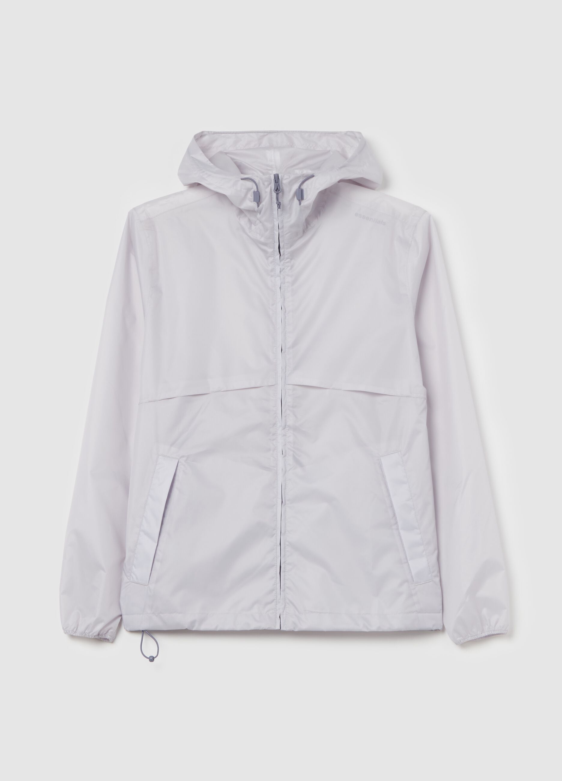 Full-zip waterproof jacket