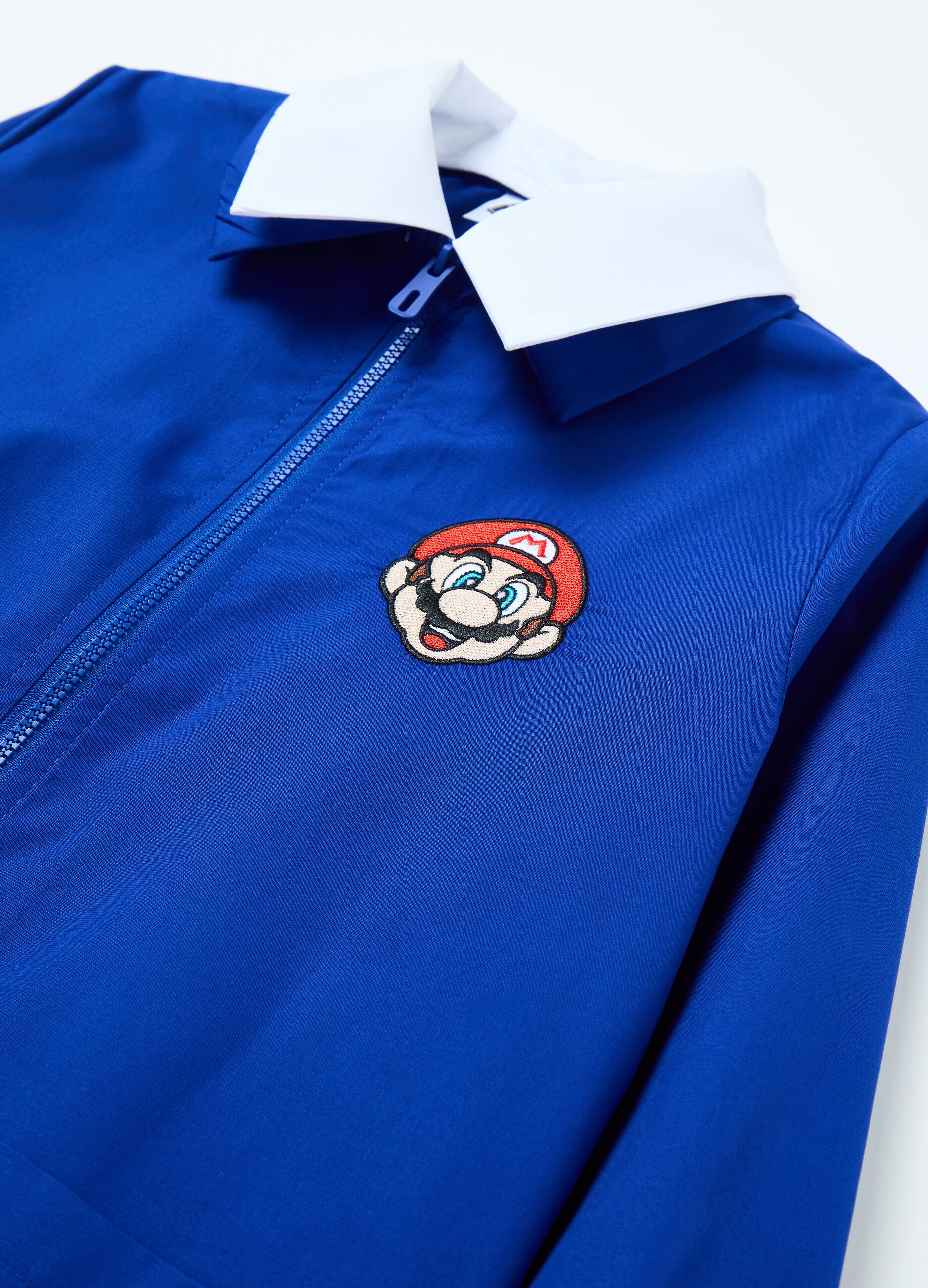 Smock with zip and Super Mario™ patch