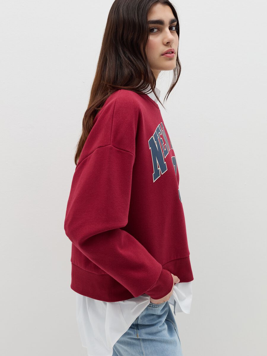 Sweatshirt with round neck_1