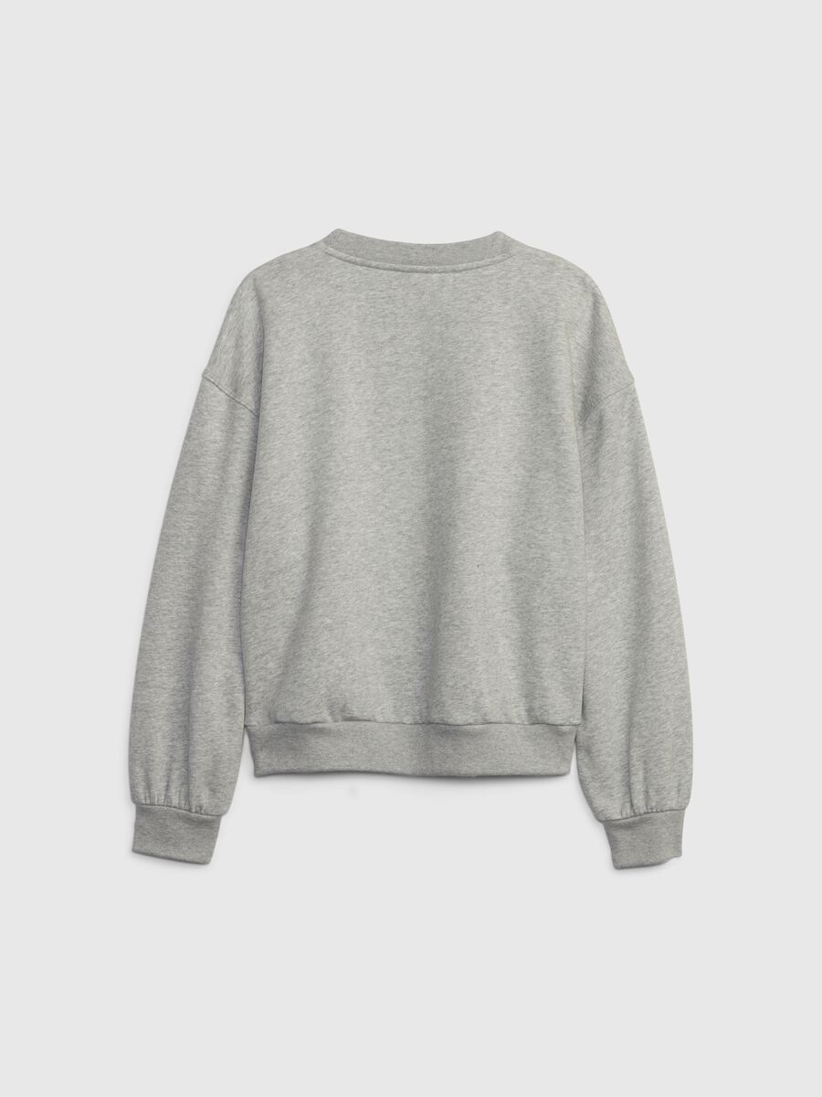 Sweatshirt with round neck and sequins_1