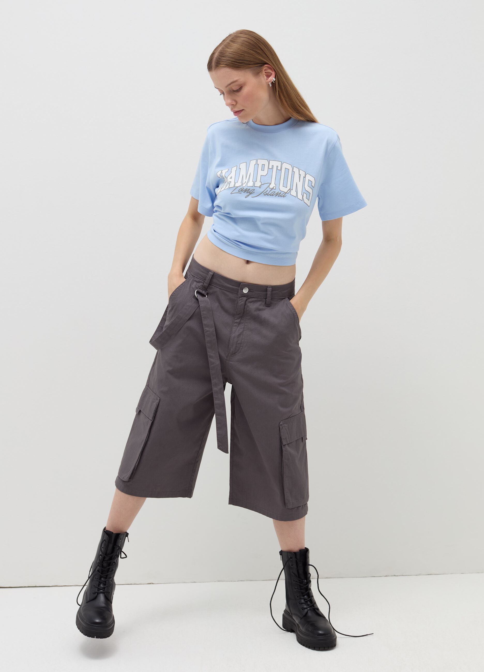 Relaxed-fit T-shirt in cotton