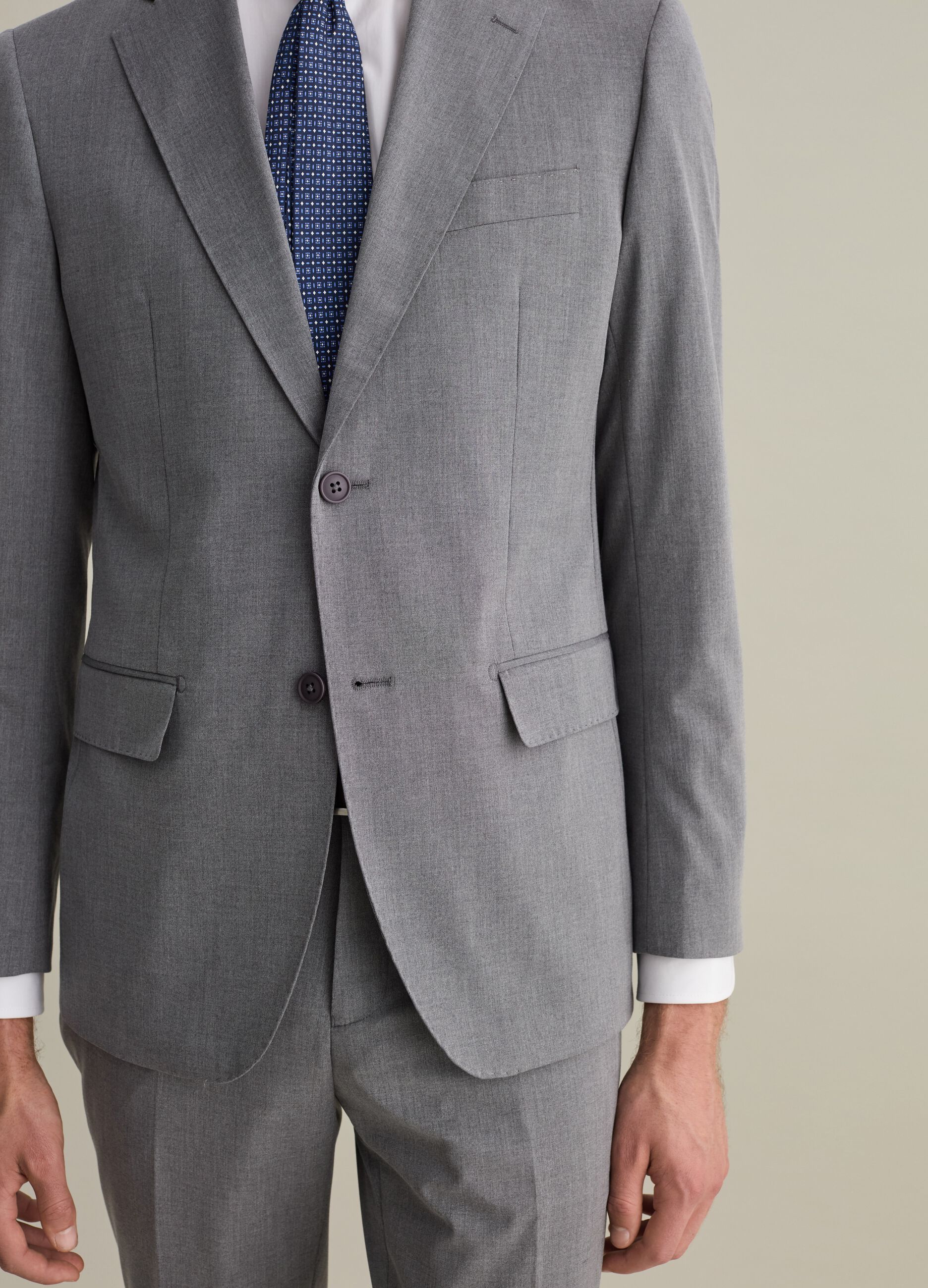 Slim-fit blazer in viscose blend