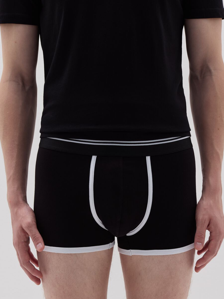 Boxer shorts with contrasting details_1