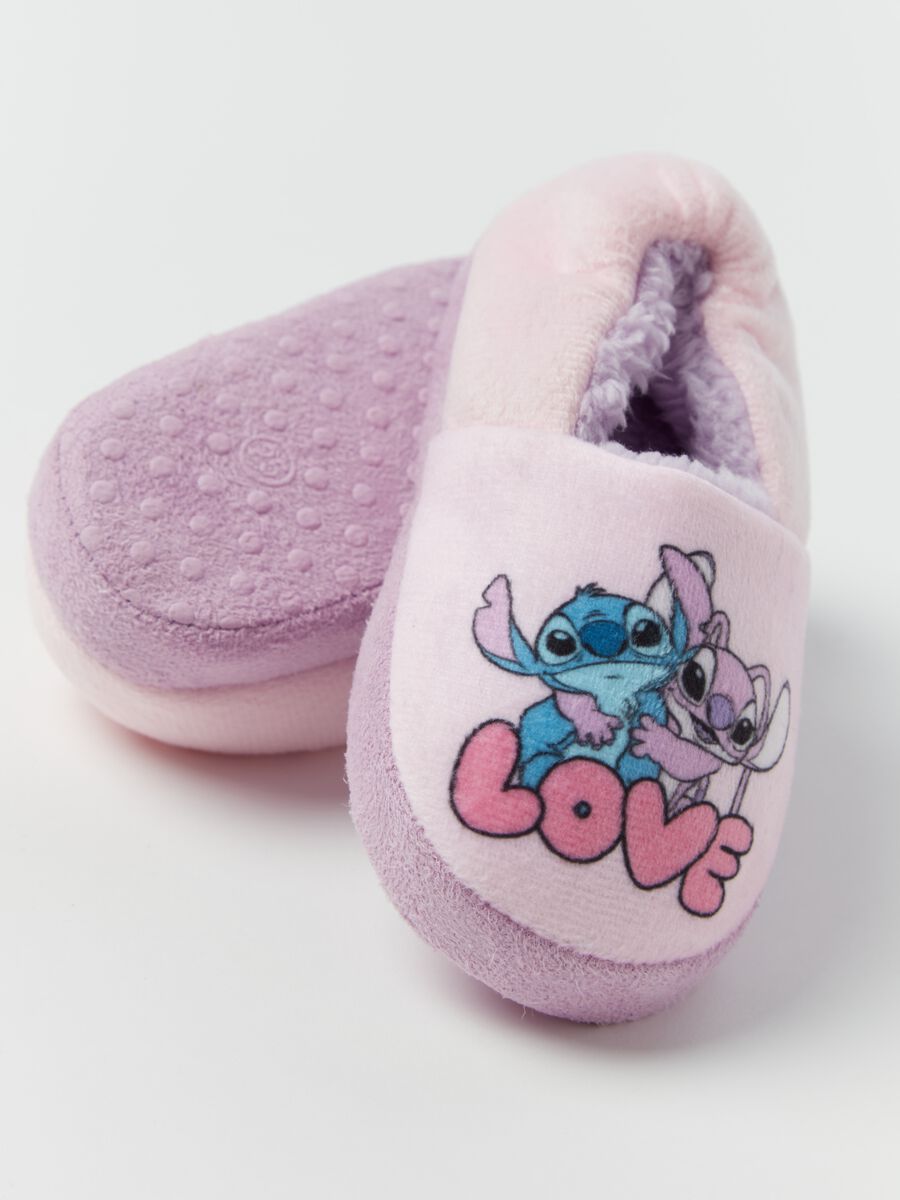 Slippers with Angel and Stitch print_1