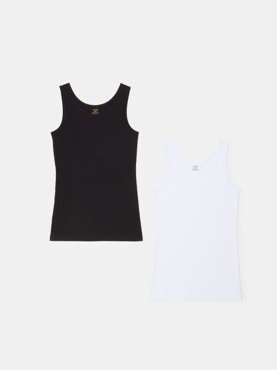 Two-pack organic cotton vests_0