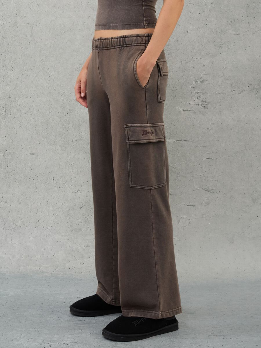 Cargo Sweatpants Vintage Brown_1