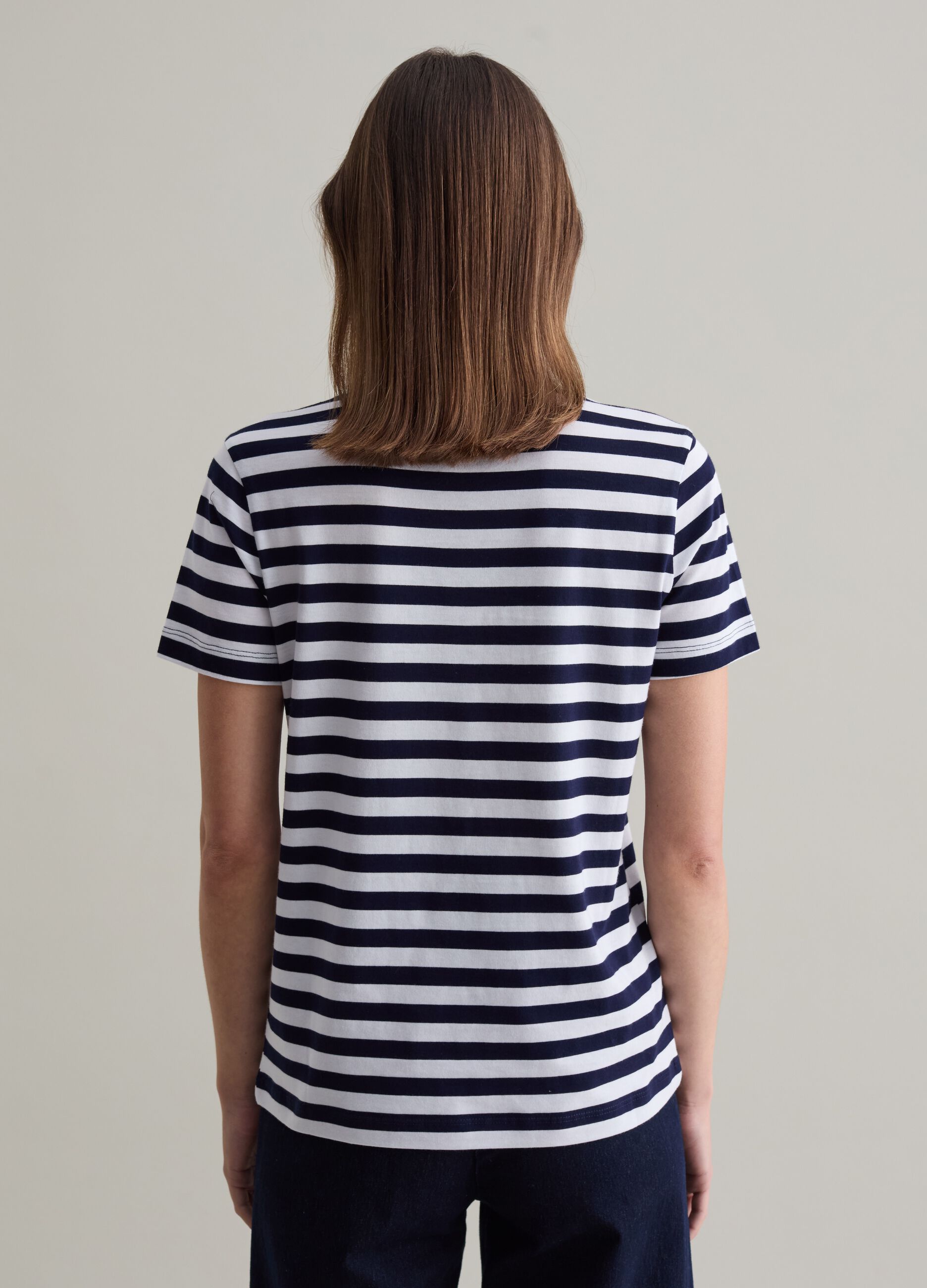 Striped T-shirt in Supima cotton