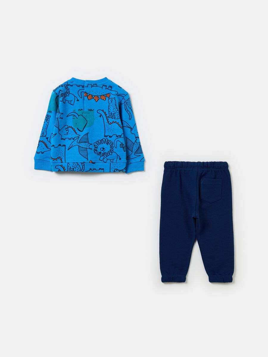 Jogging set in French Terry con stampa_1