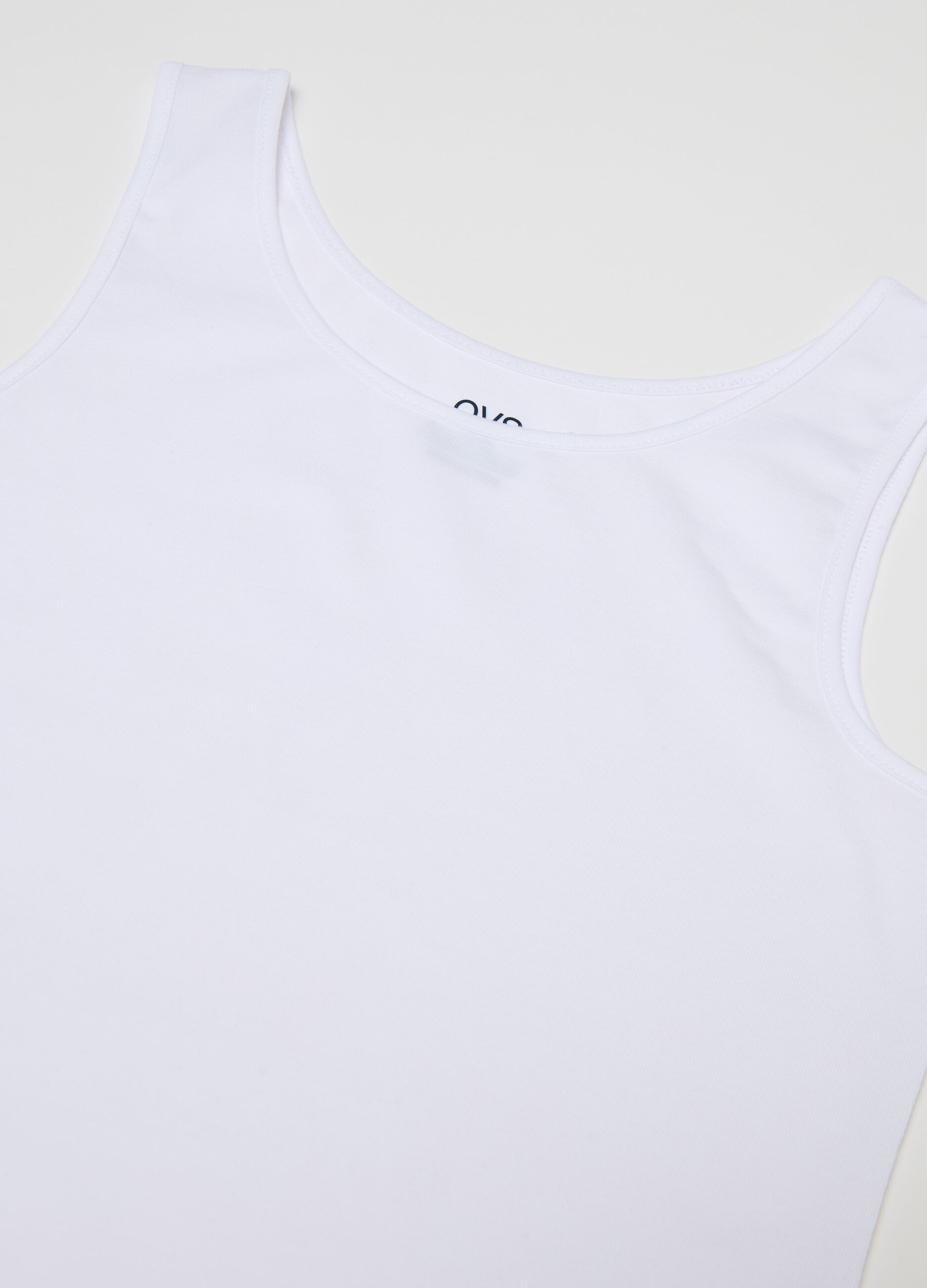 Two-pack organic cotton vests