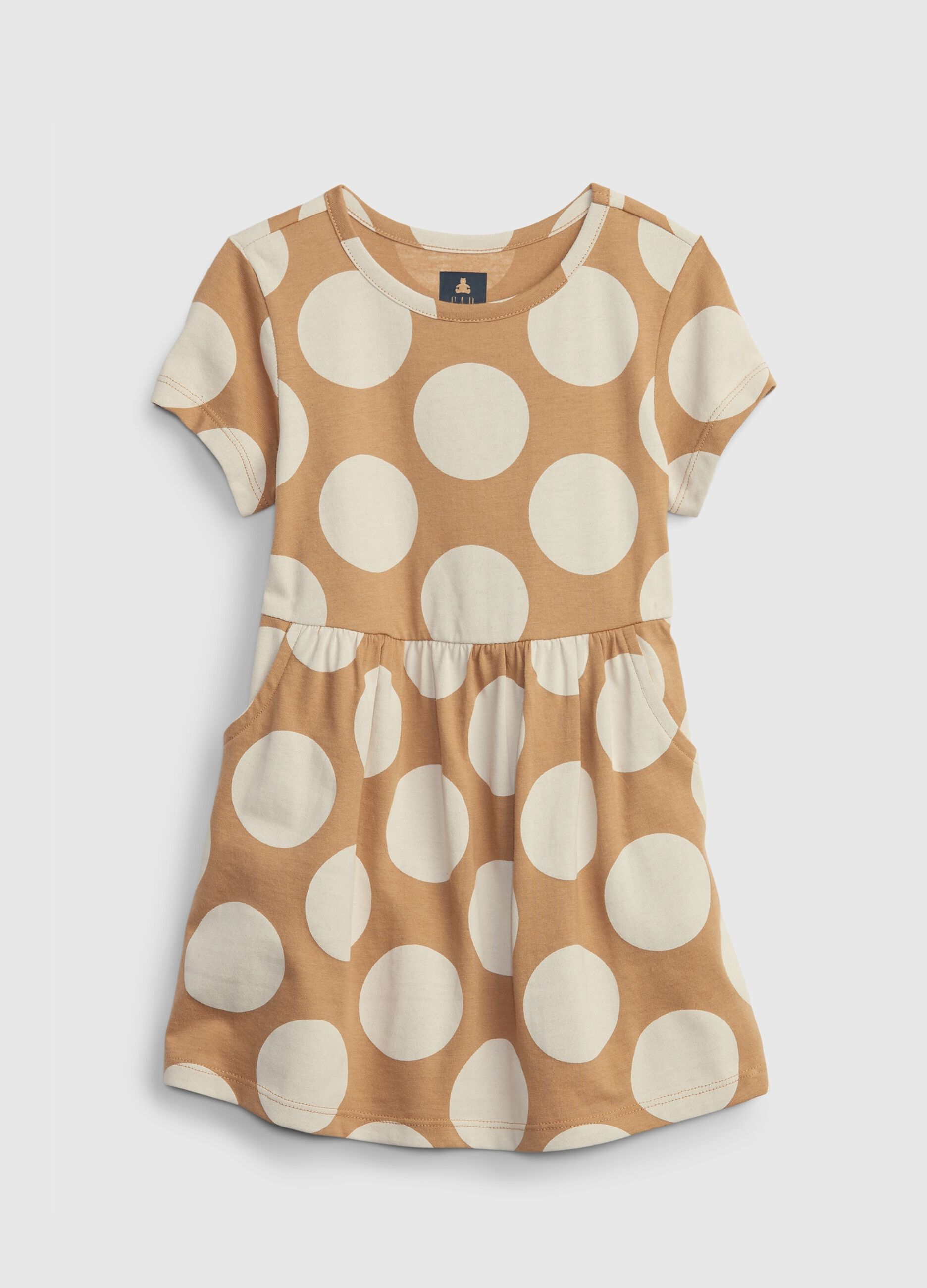 Dress with polka dot print