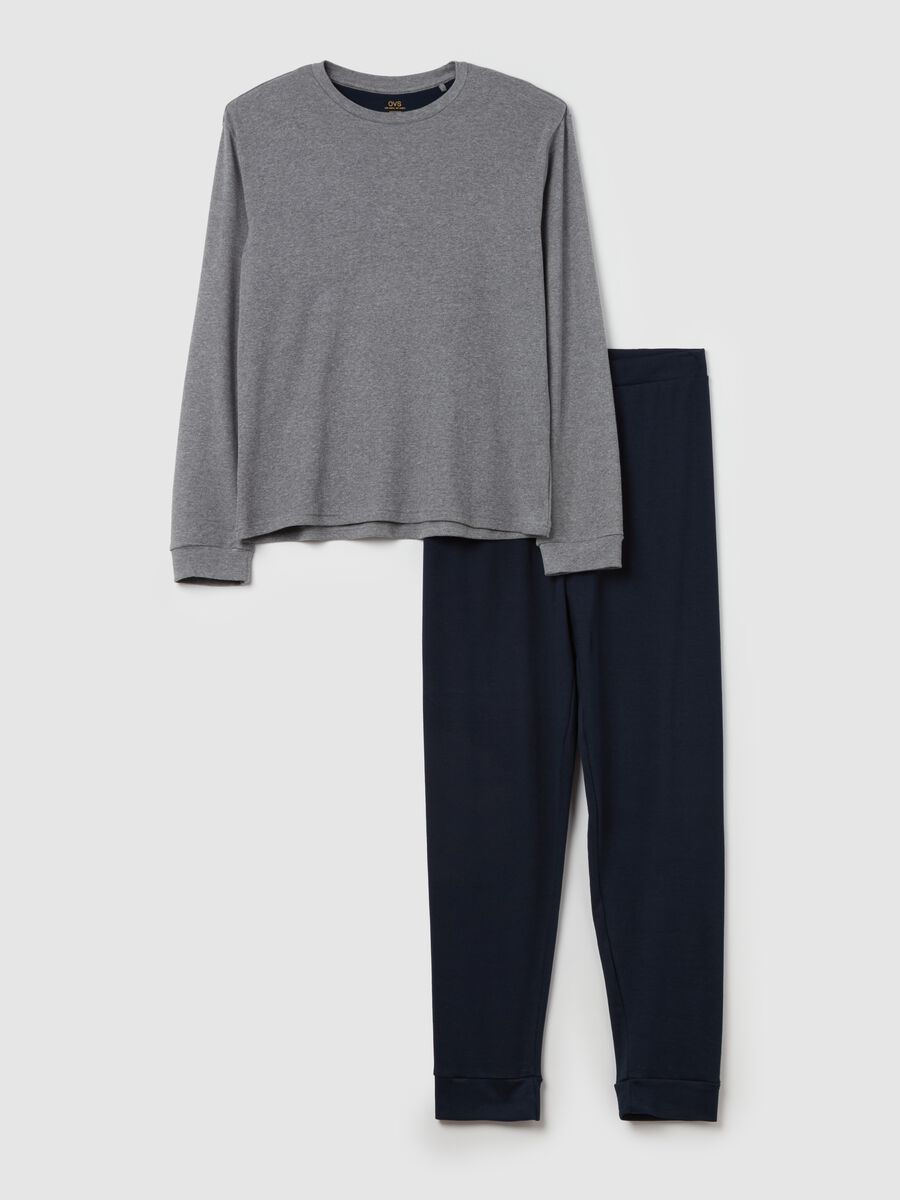 Long pyjamas in interlock cotton_0