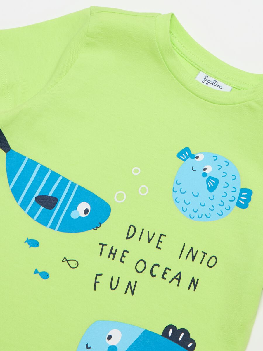 T-shirt with fish print_2