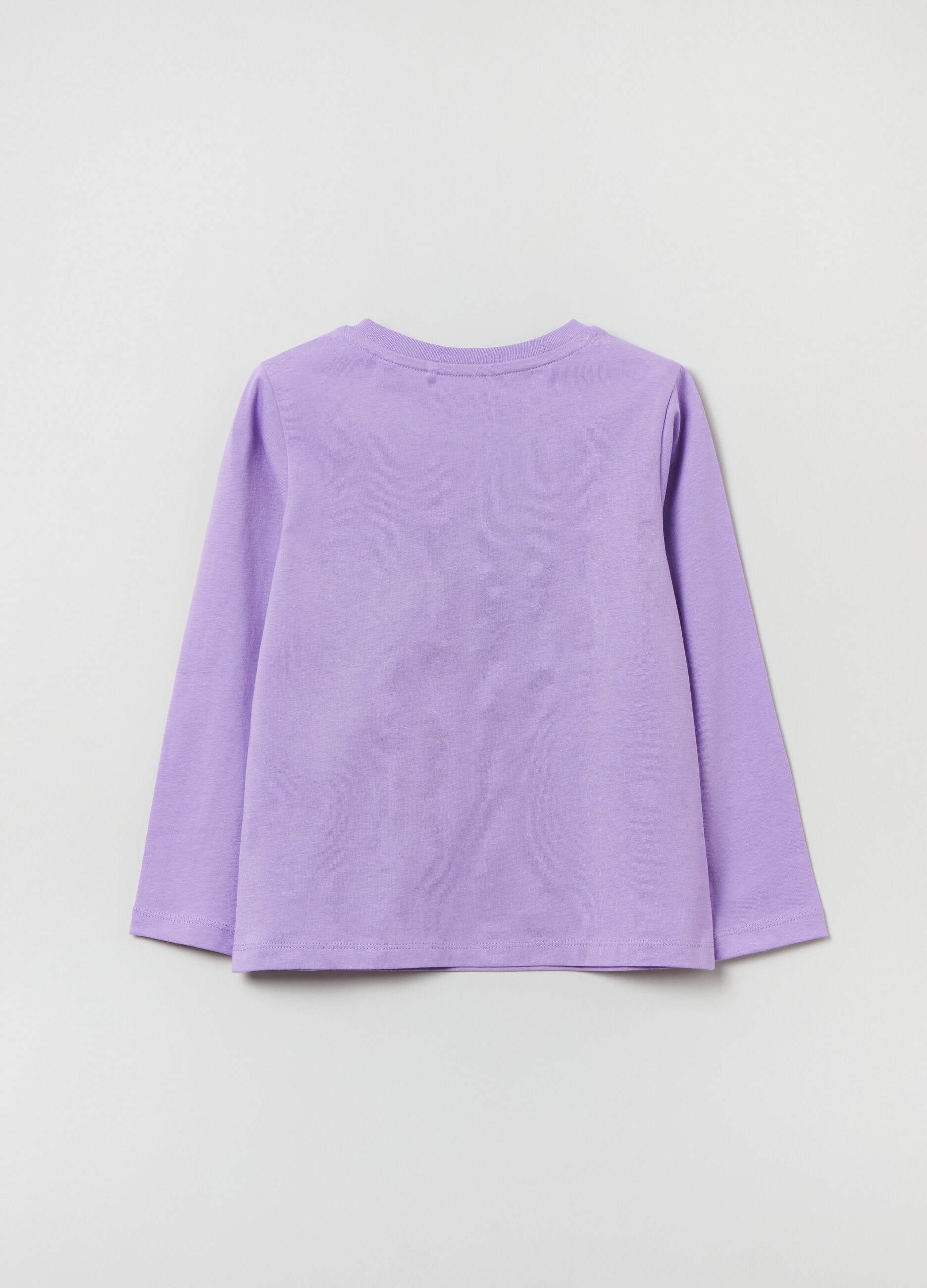 Long-sleeved T-shirt in cotton