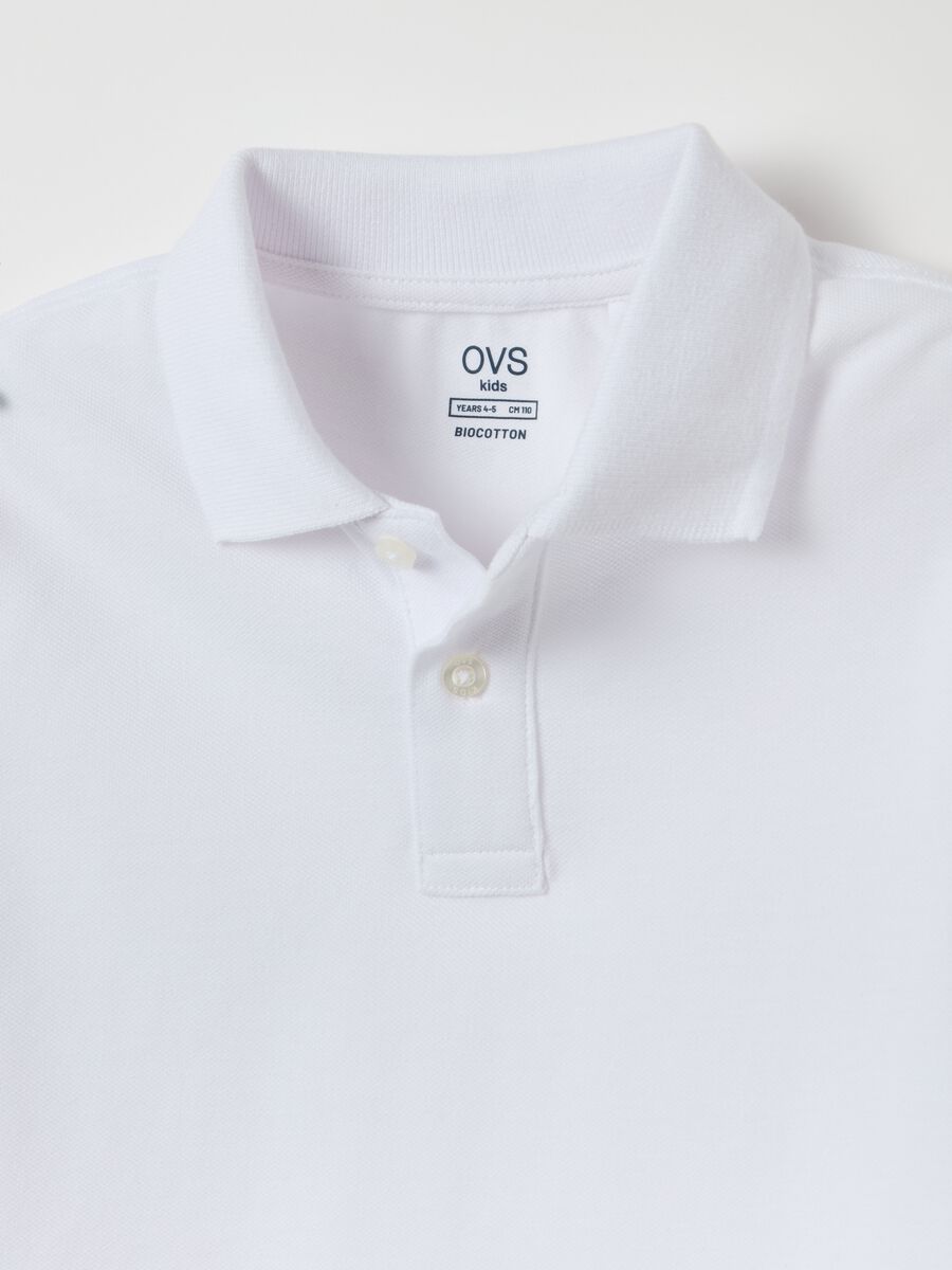 Long-sleeved polo shirt in organic cotton_2