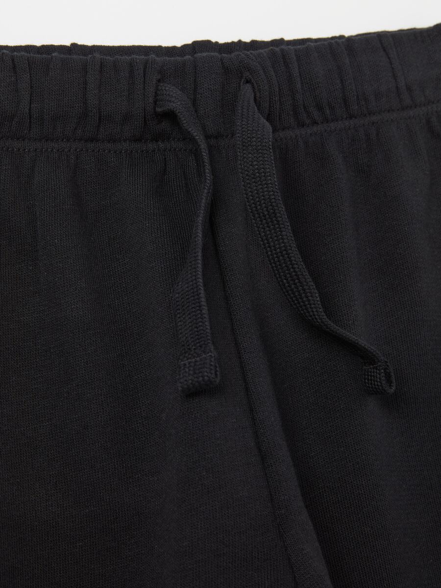 Two-pack plush joggers with drawstring_3