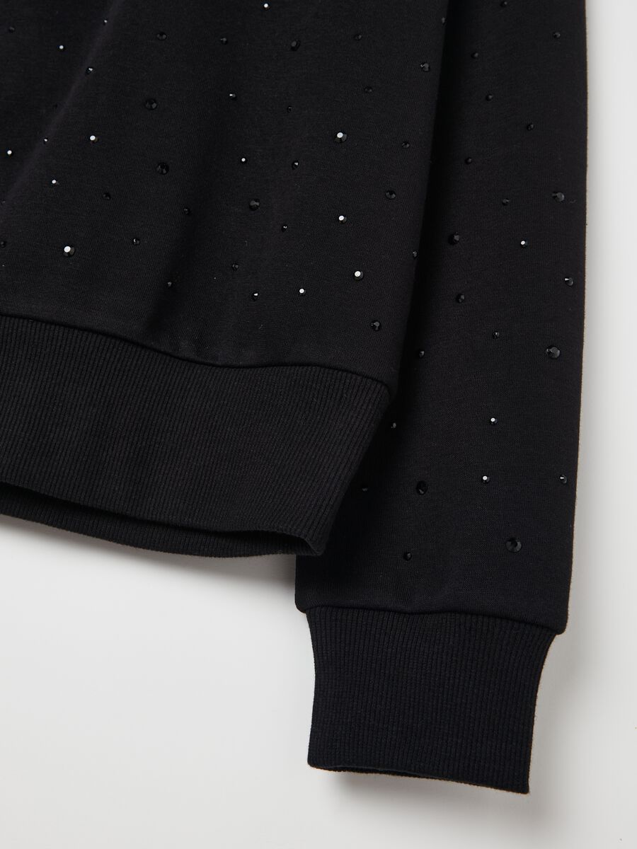 Oversized sweatshirt with all-over diamantés_5