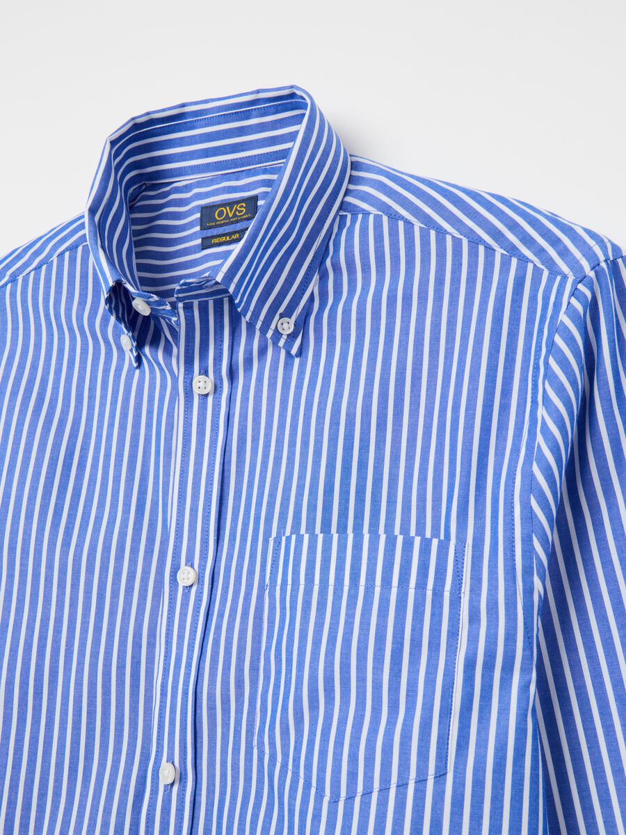 Regular-fit shirt with striped pattern_5