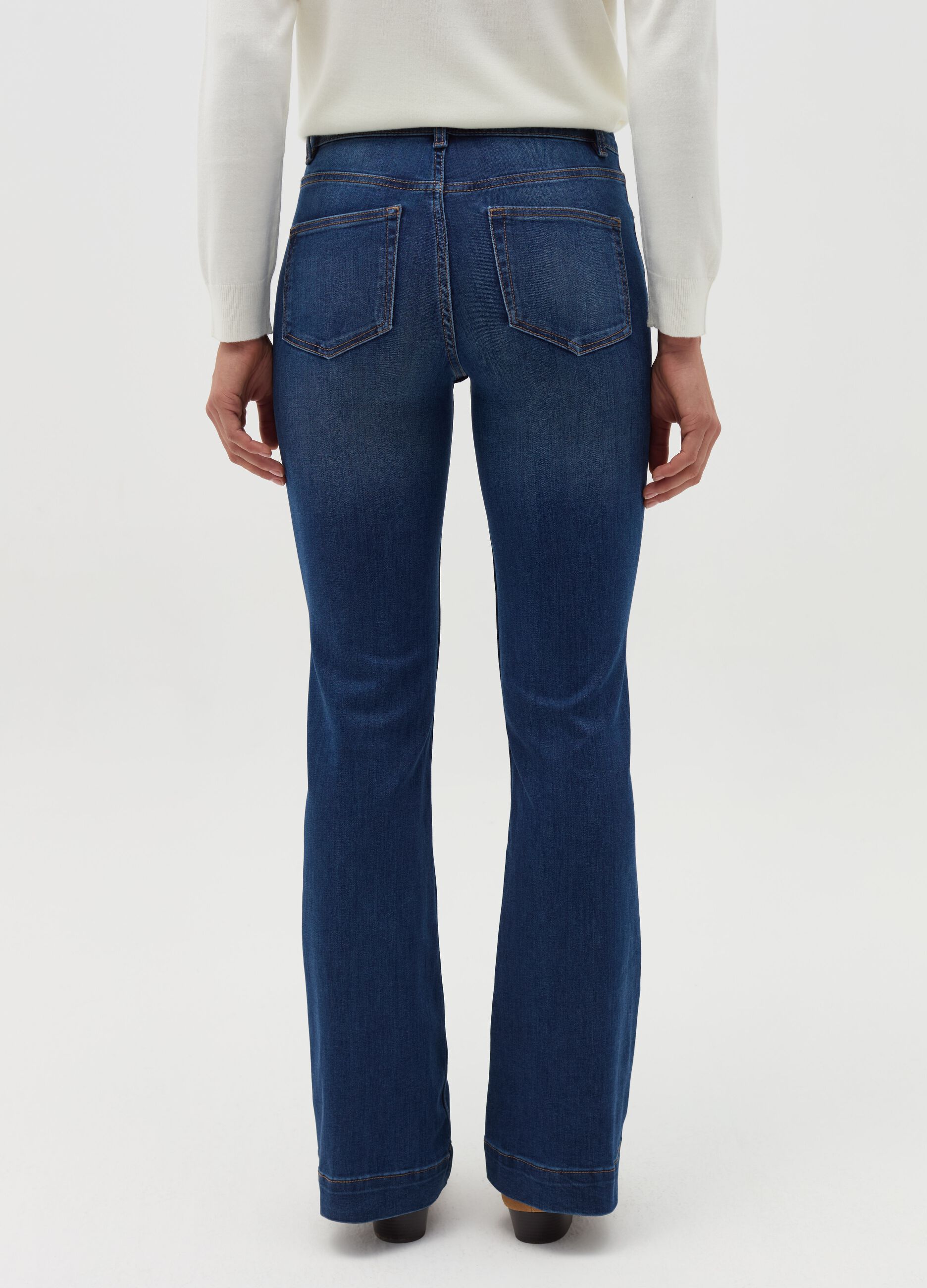 Bootcut stretch fit jeans