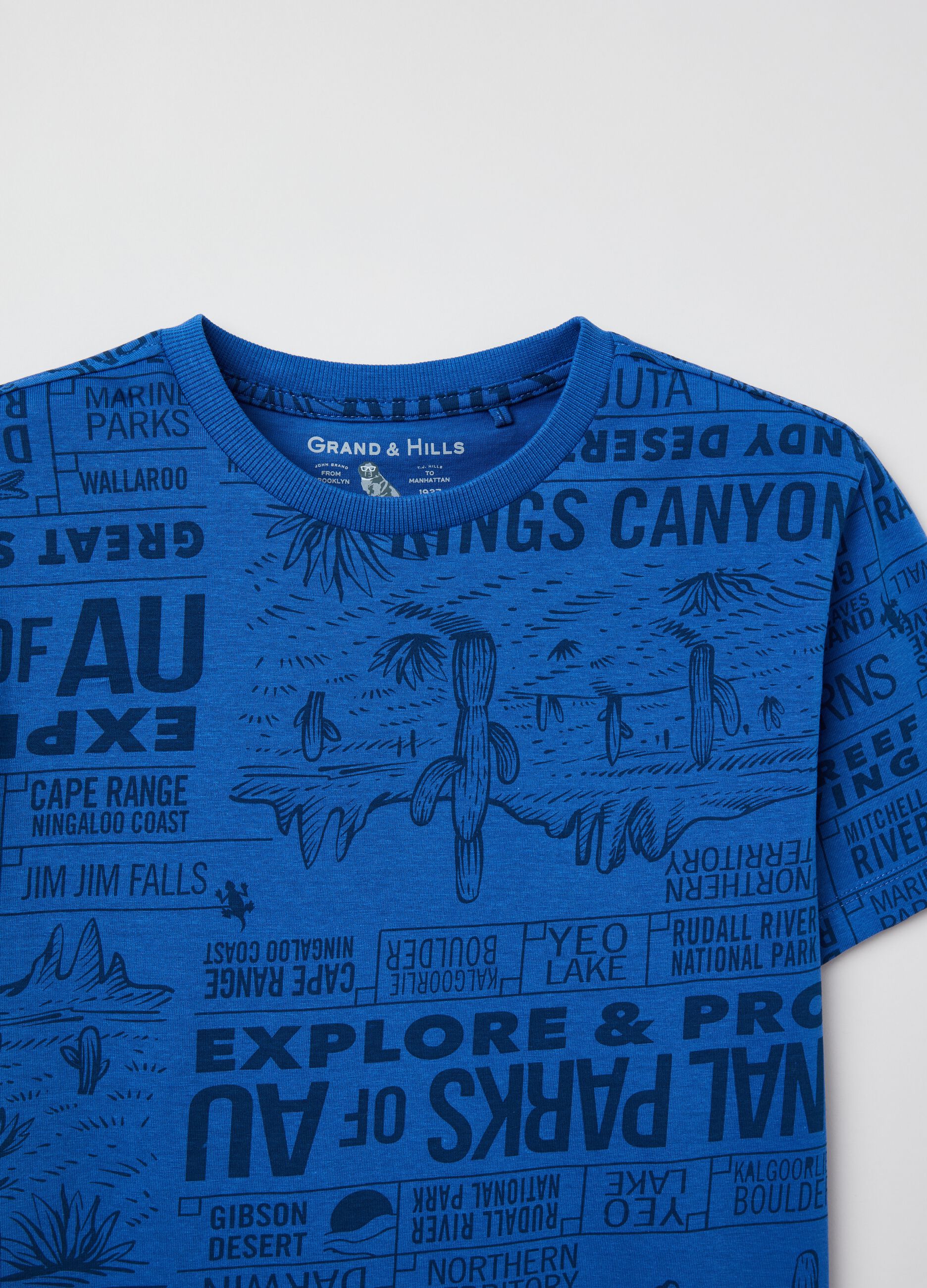 Grand&Hills T-shirt with all-over print