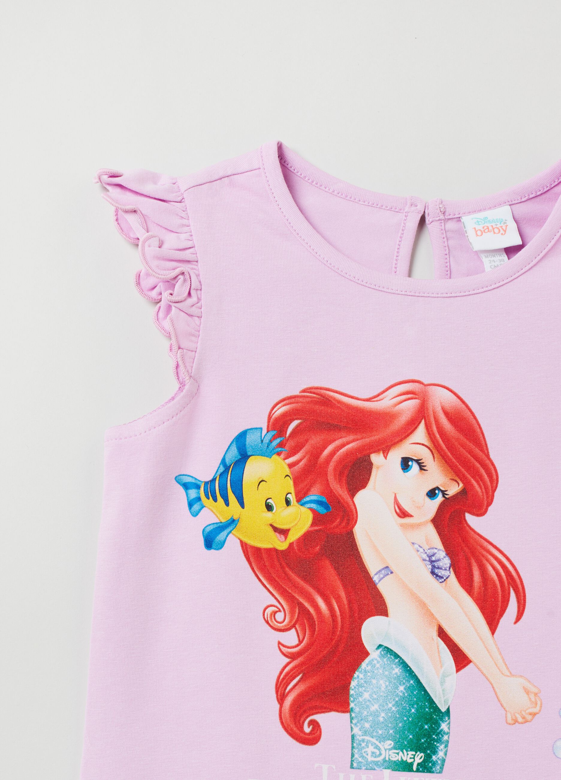 Tank top with Disney Baby The Little Mermaid print
