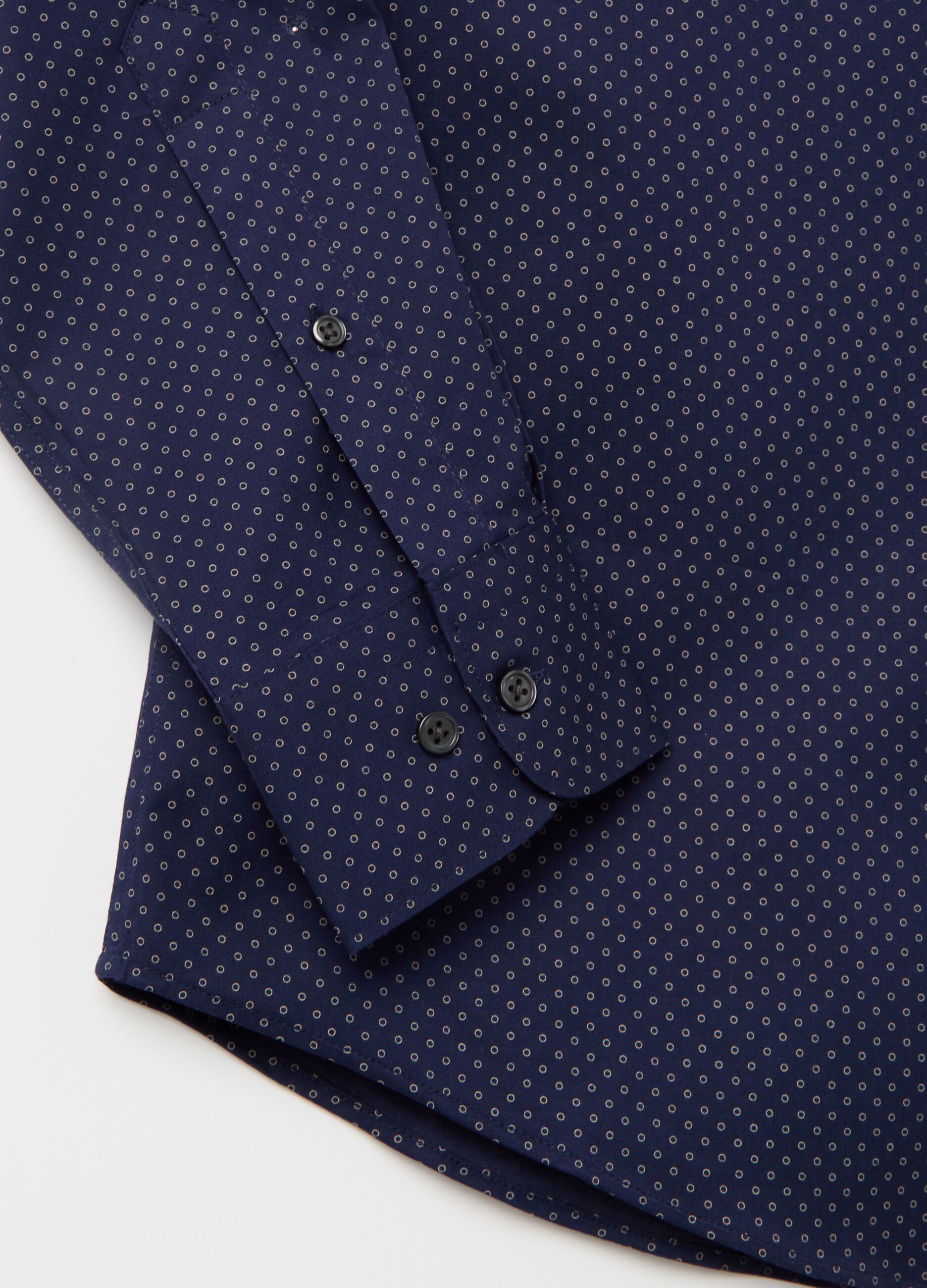 Regular-fit shirt with micro pattern