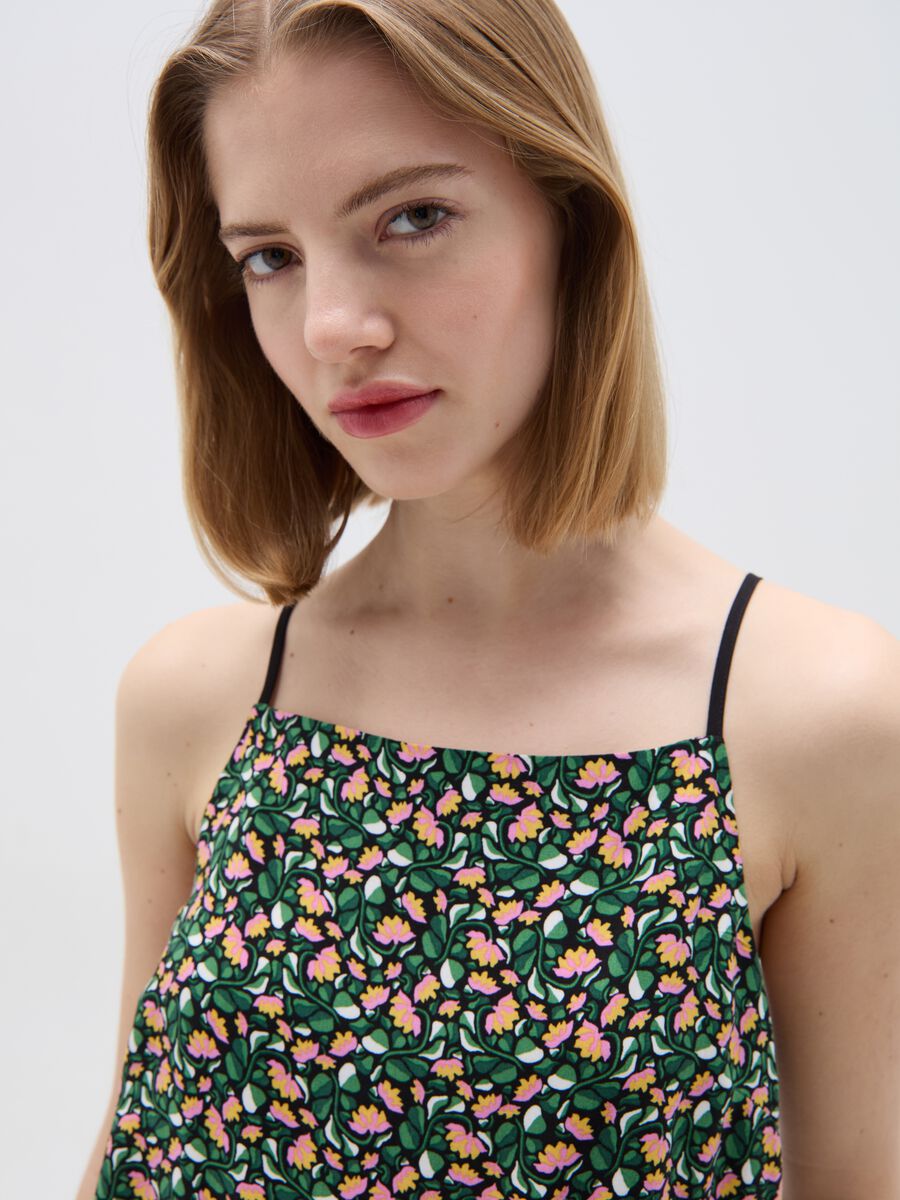 Viscose tank top with pattern_1