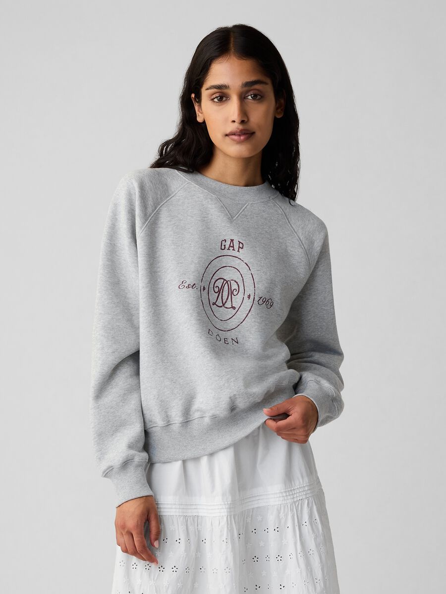 GAP for DÔEN sweatshirt with round neck and print_0