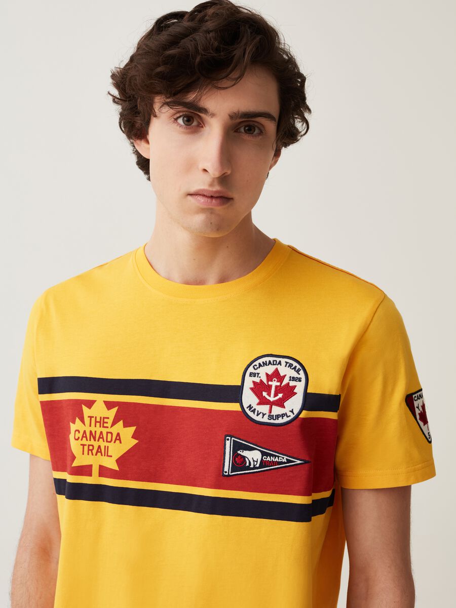 T-shirt con stampa Canada Trail_0