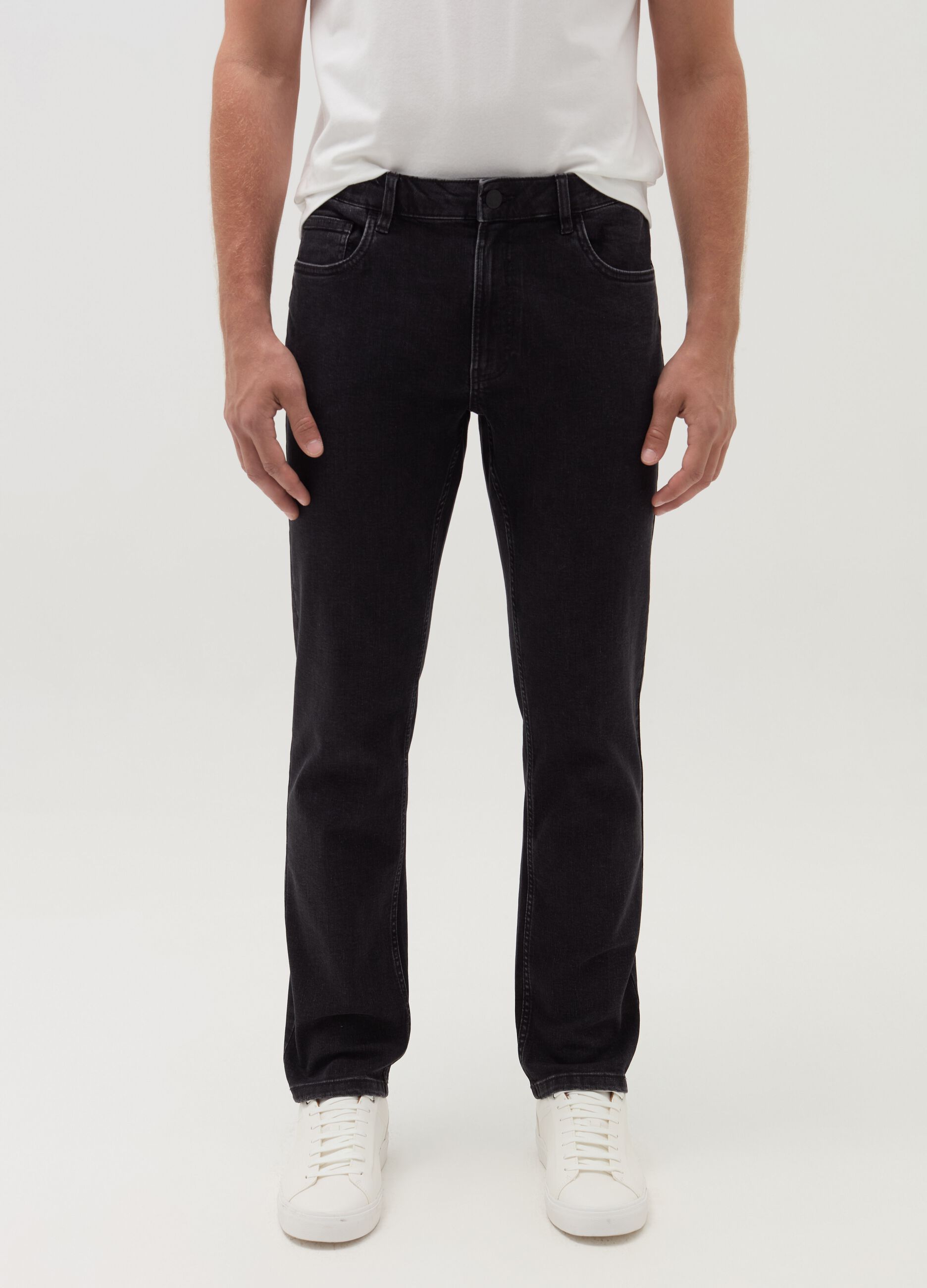 Regular-fit jeans with five pockets